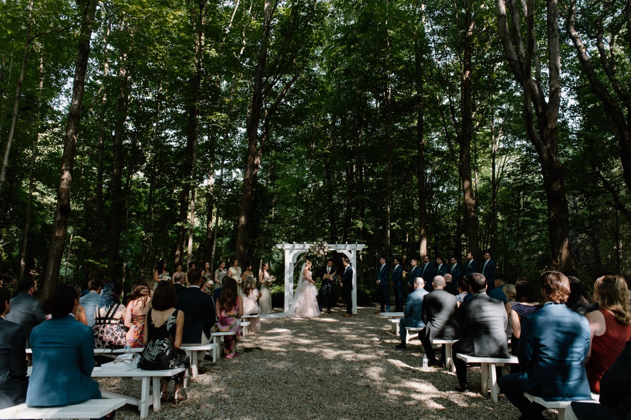 Real Poppy wedding — Jesse + Brad at The Barn on Walnut Hill