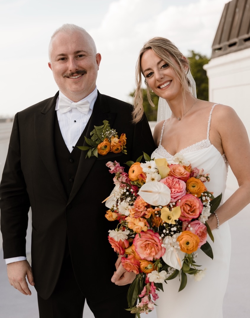 Real Poppy wedding — Melanie + Troy at The Whitehurst Gallery
