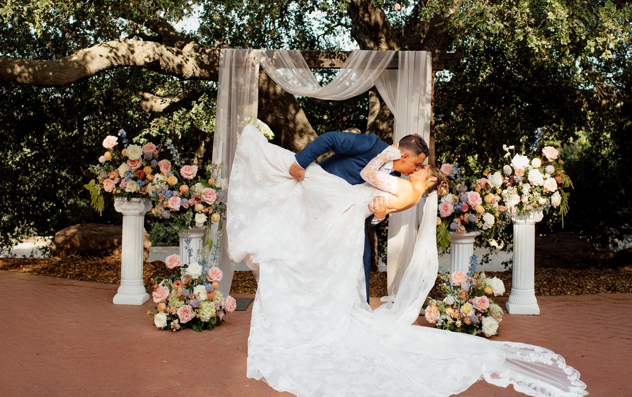 Real Poppy wedding — Cambria + Russell at Quail Ranch