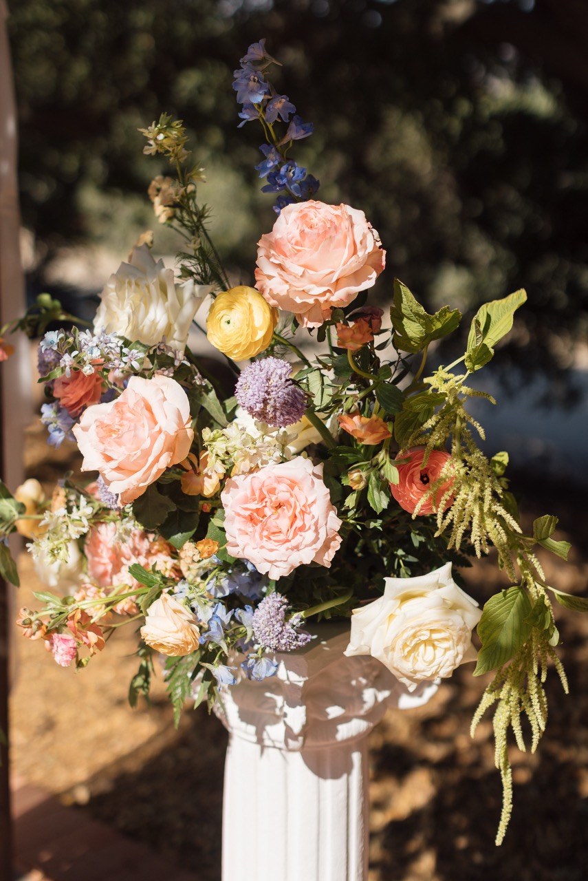 Real Poppy wedding — Cambria + Russell at Quail Ranch