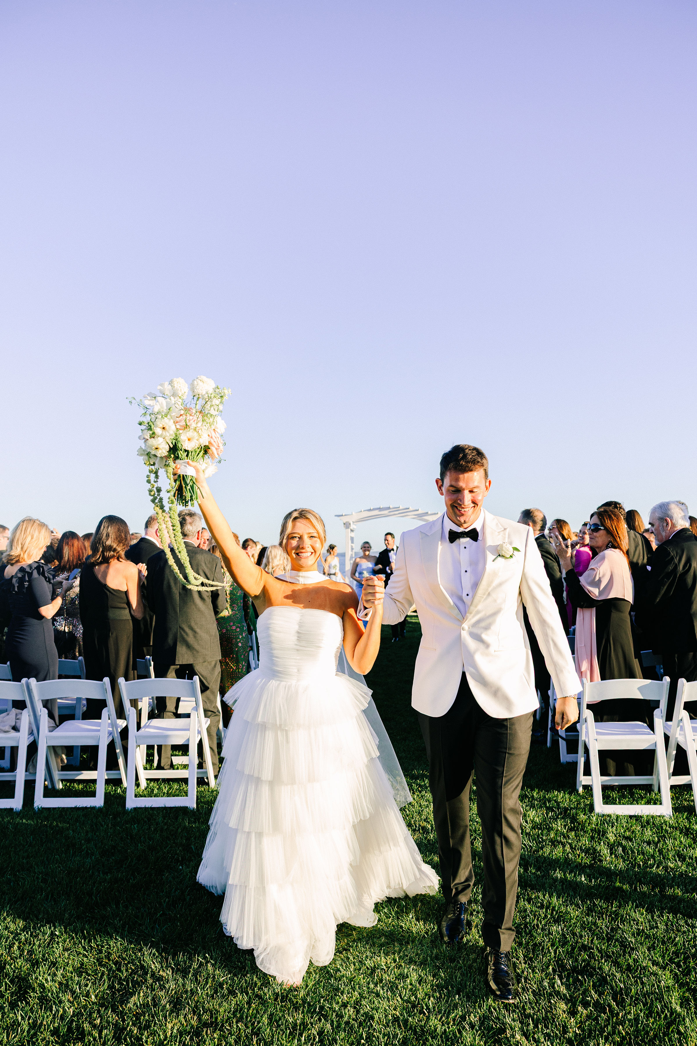 Real Poppy wedding — Erica + Charlie at Peconic Bay Yacht Club