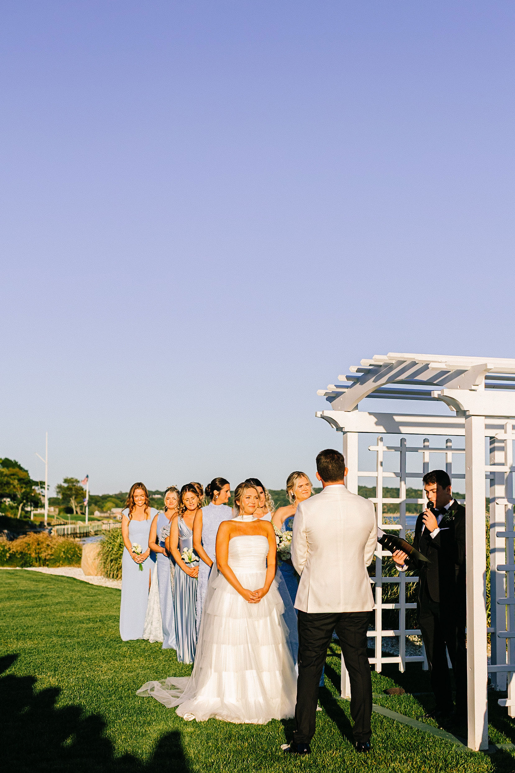 Real Poppy wedding — Erica + Charlie at Peconic Bay Yacht Club