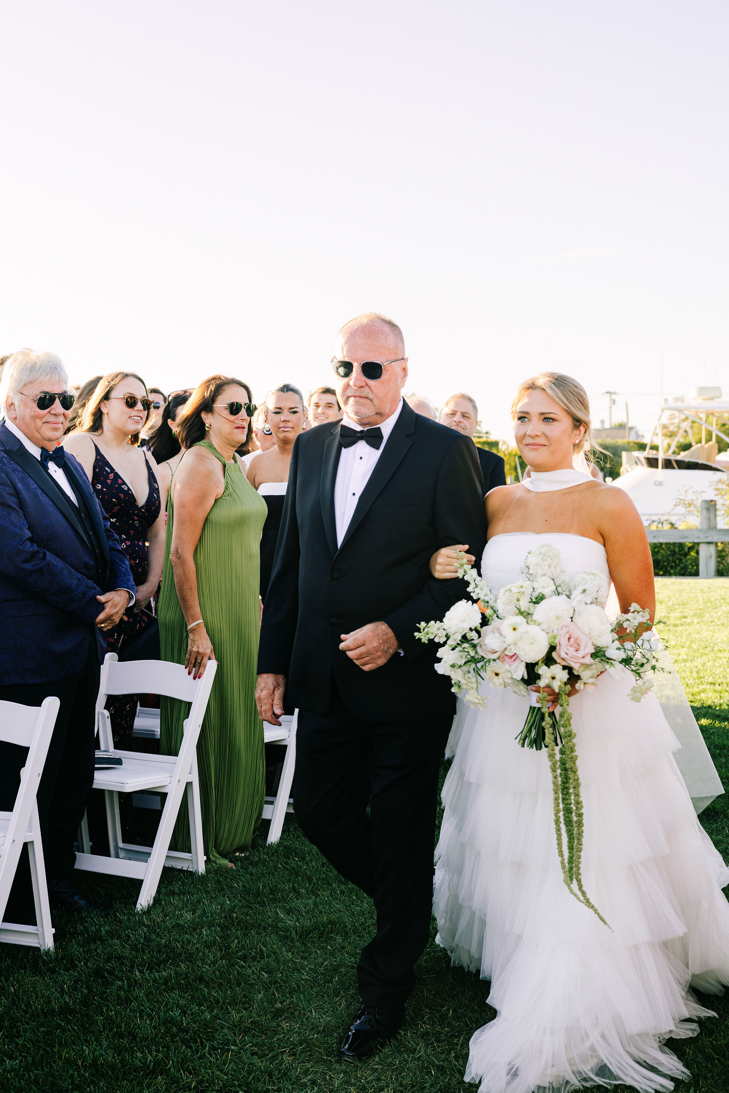 Real Poppy wedding — Erica + Charlie at Peconic Bay Yacht Club
