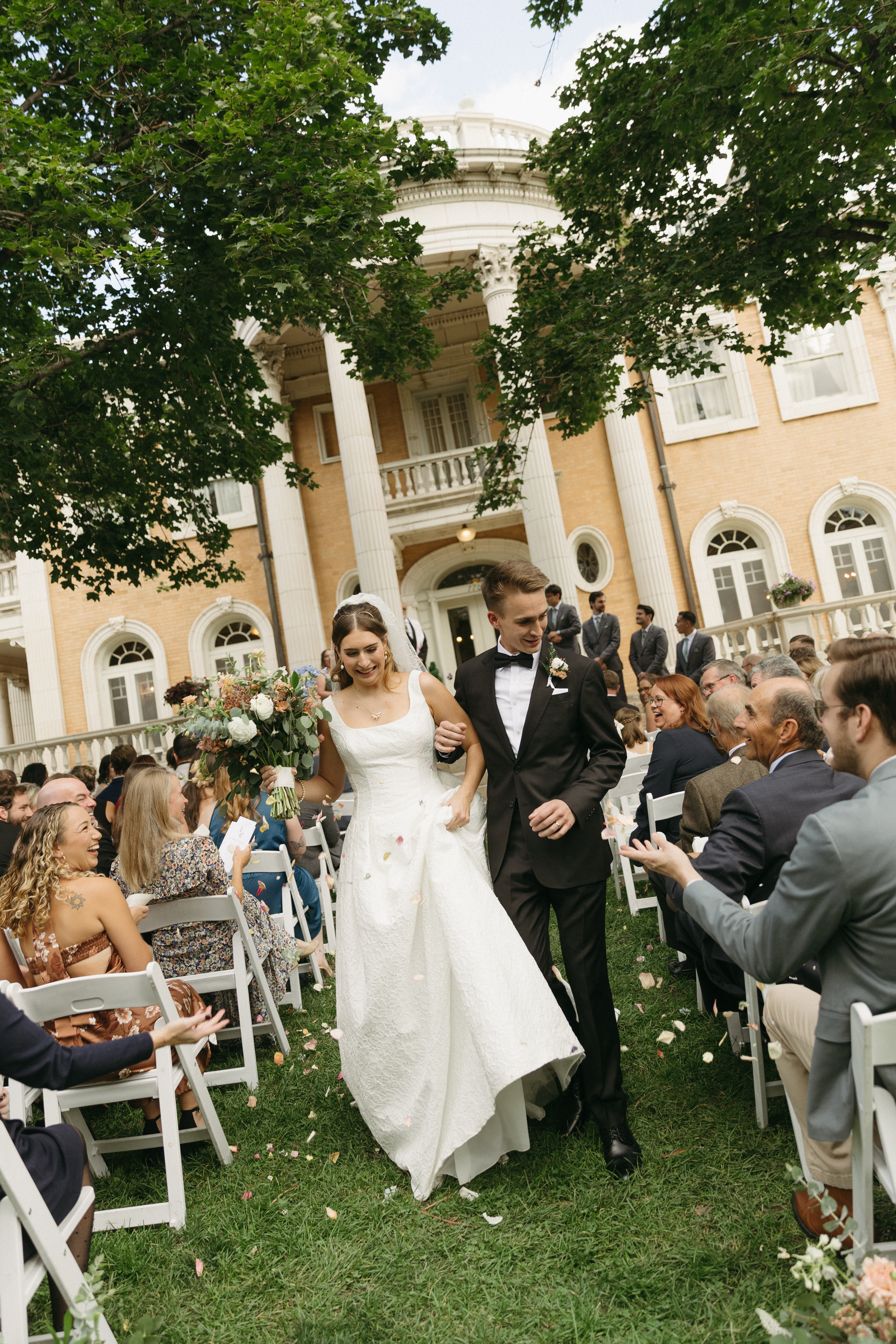 Real Poppy wedding — Isabel + Clayton at Grant-Humphreys Mansion