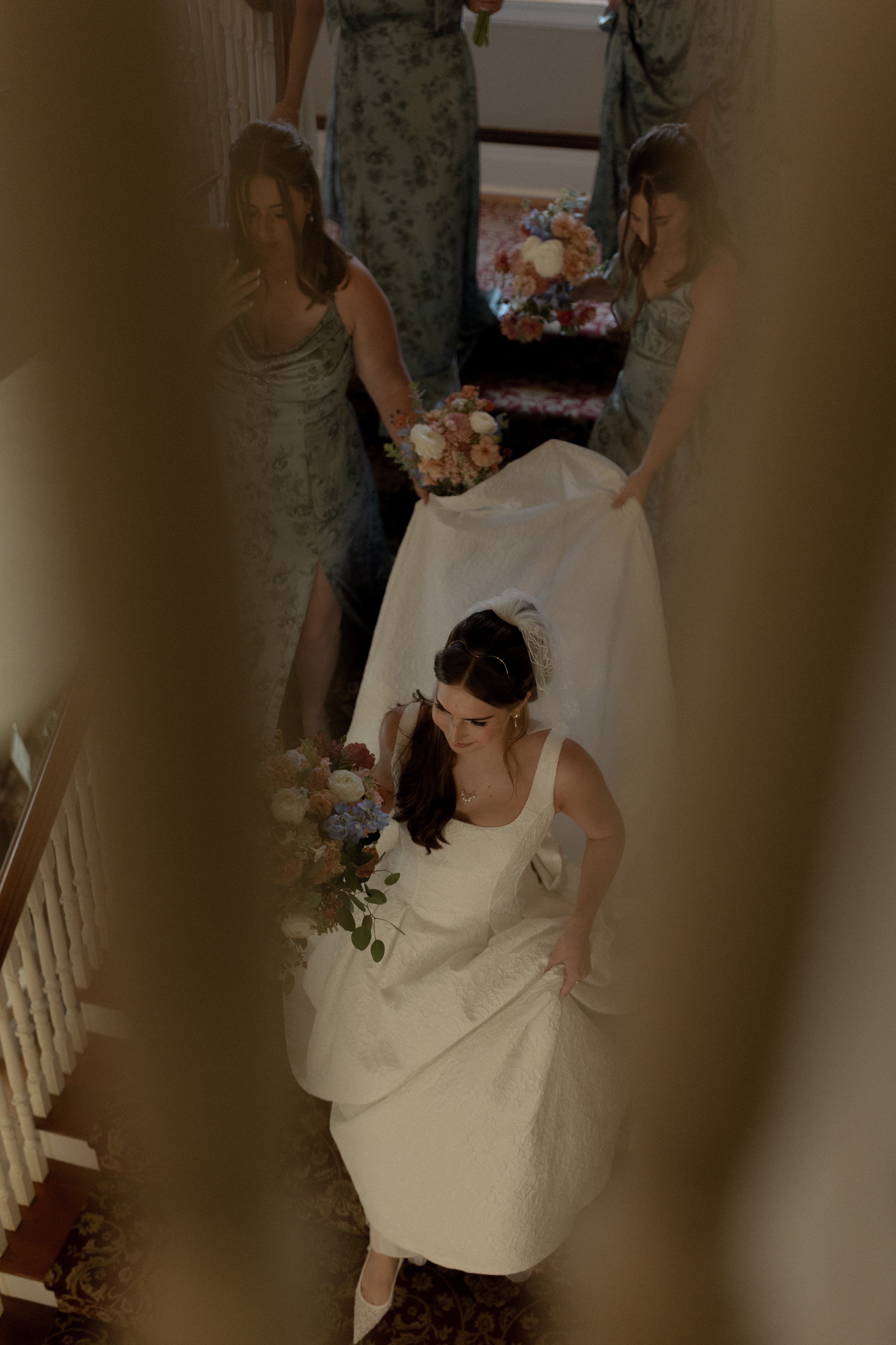 Real Poppy wedding — Isabel + Clayton at Grant-Humphreys Mansion
