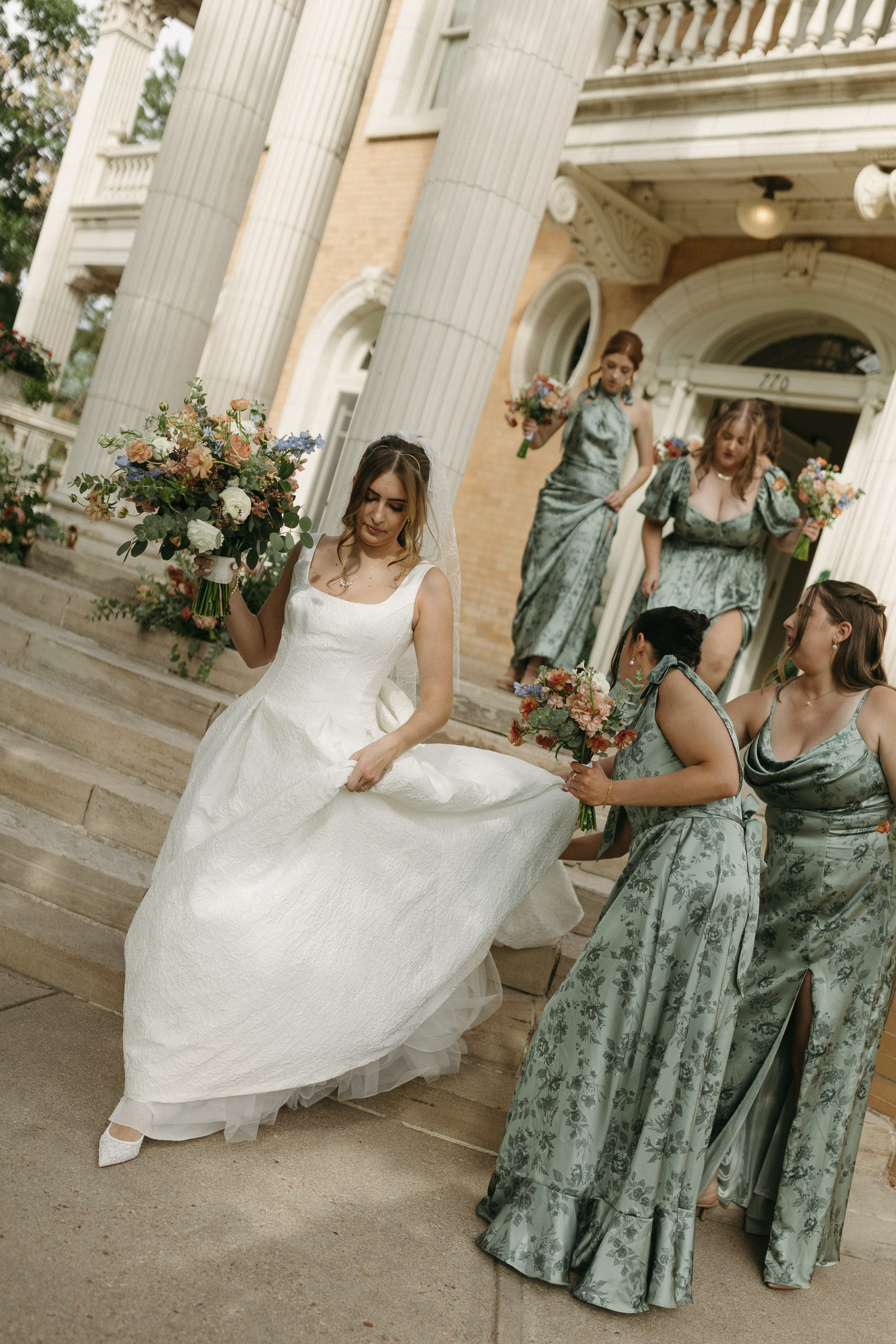 Real Poppy wedding — Isabel + Clayton at Grant-Humphreys Mansion