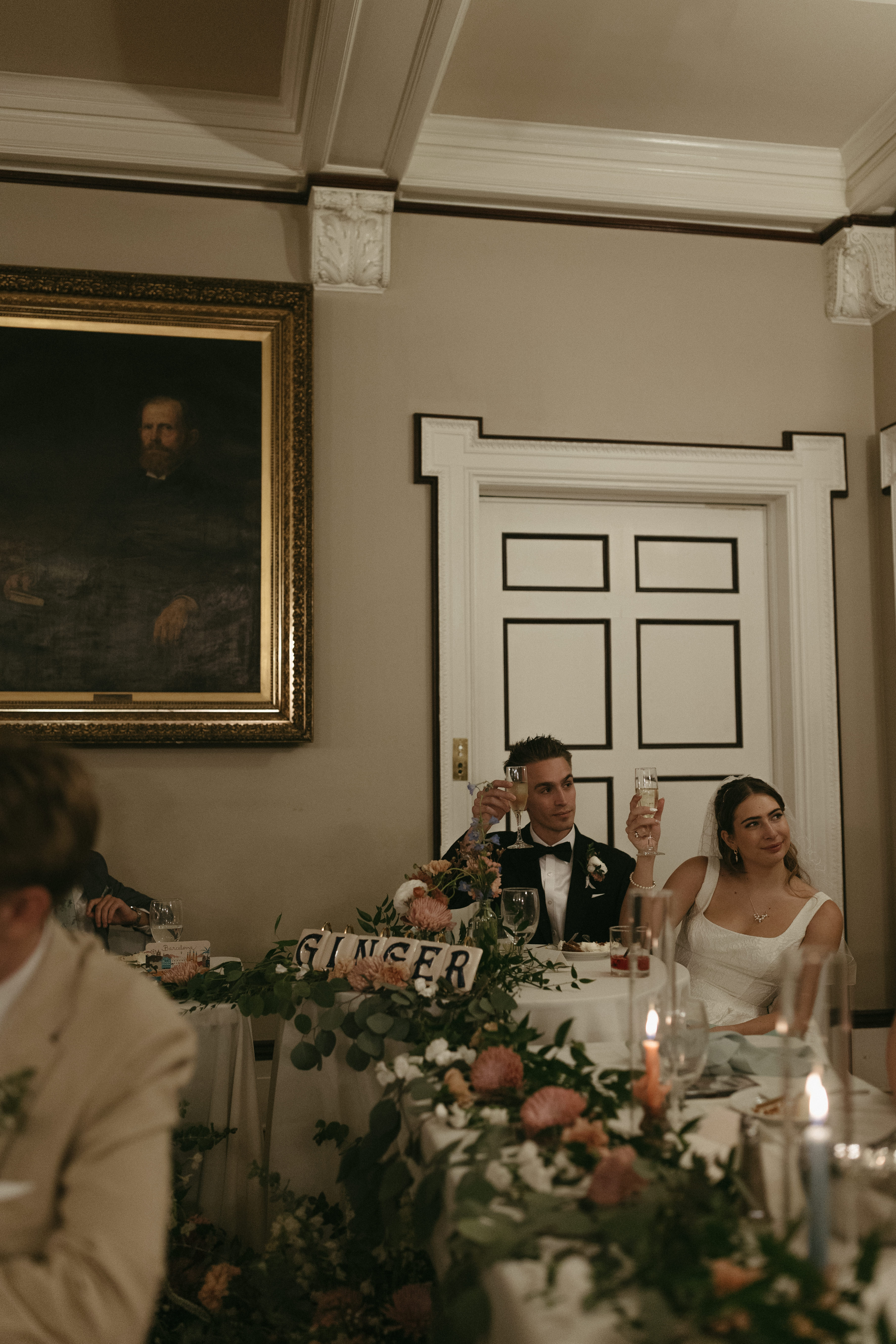 Real Poppy wedding — Isabel + Clayton at Grant-Humphreys Mansion