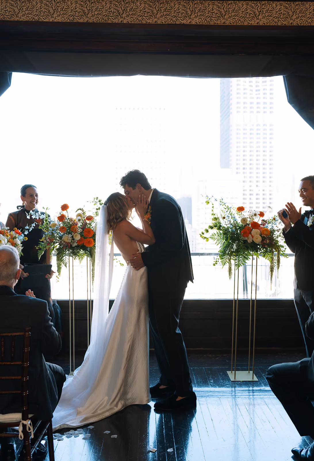 Real Poppy wedding — Alex + Frank at University Club of San Francisco