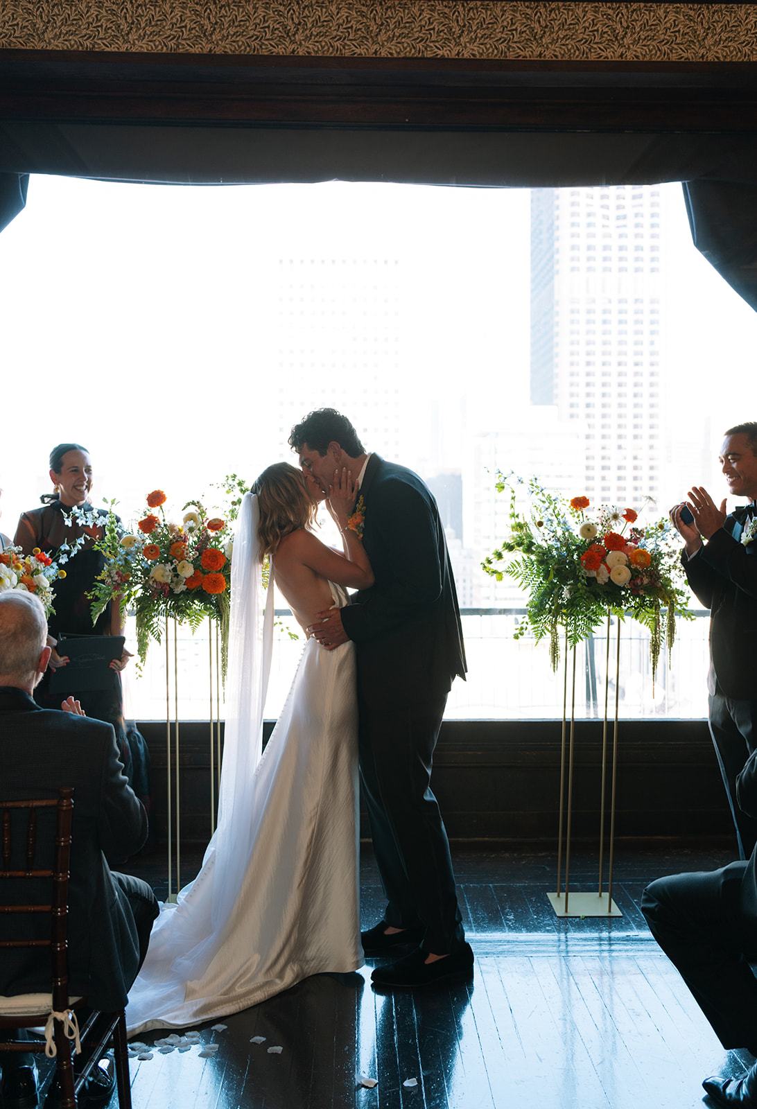 Real Poppy wedding — Alex + Frank at University Club of San Francisco