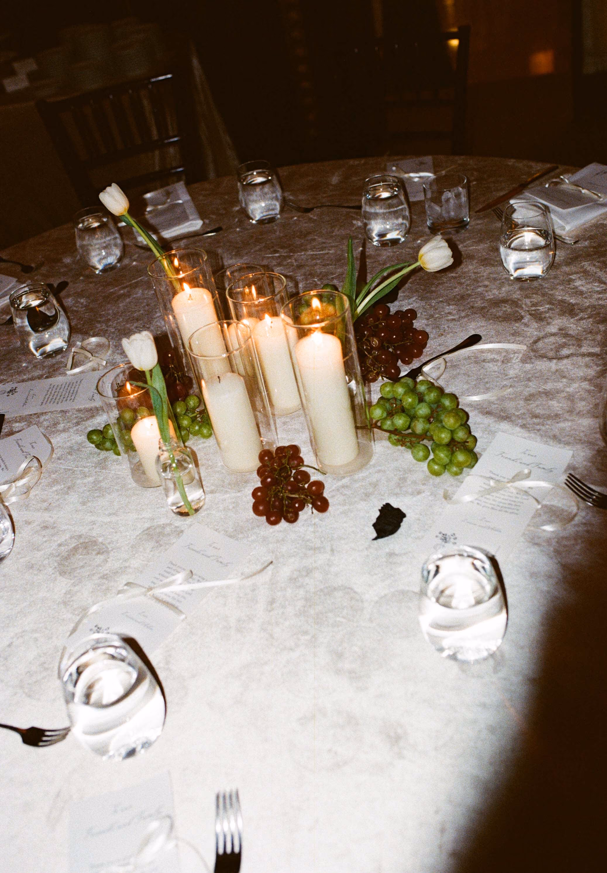 modern wedding centerpieces by Nashville florist Poppy Flowers