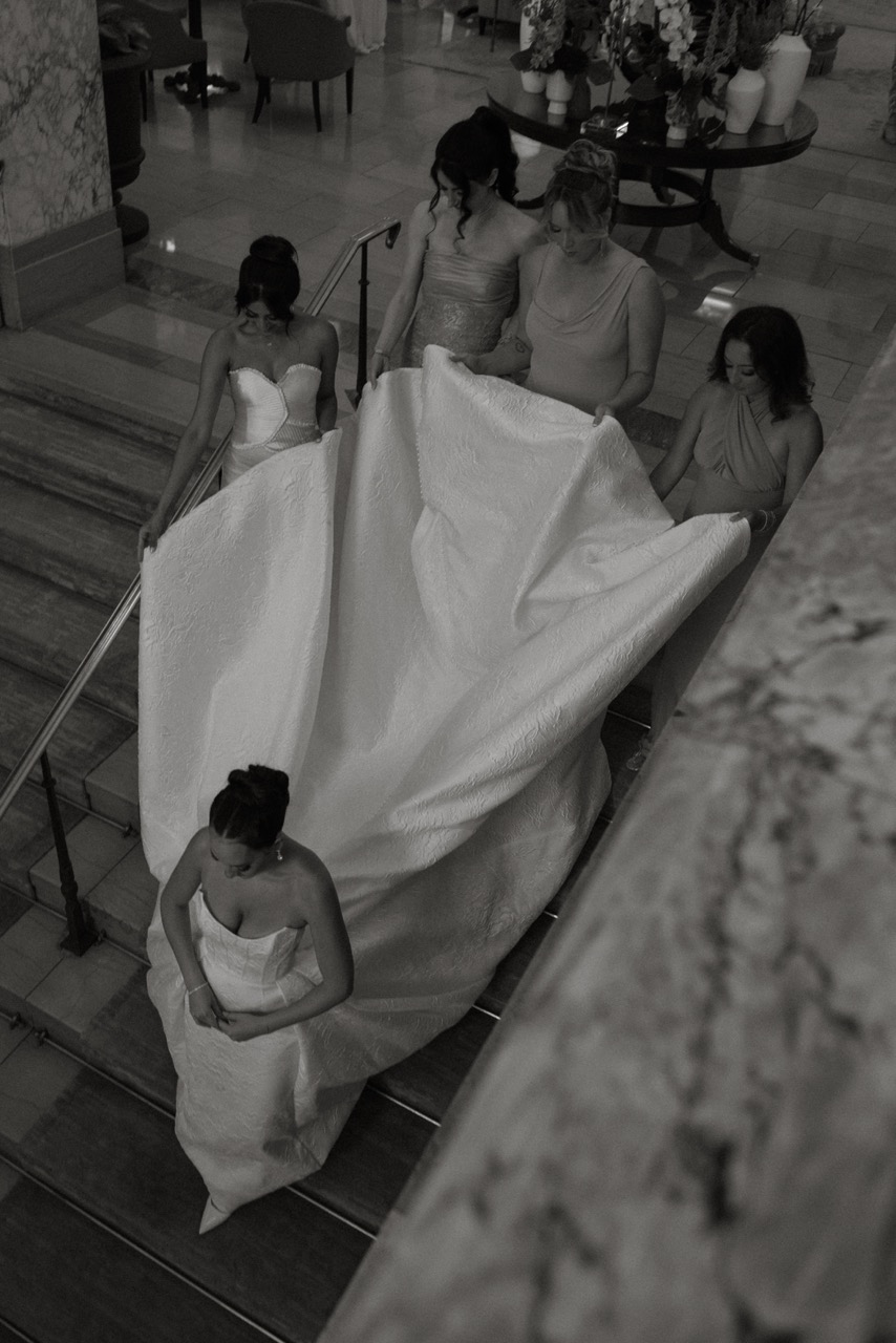 Real Poppy wedding — Cynthia + Jacob at The Hermitage Hotel