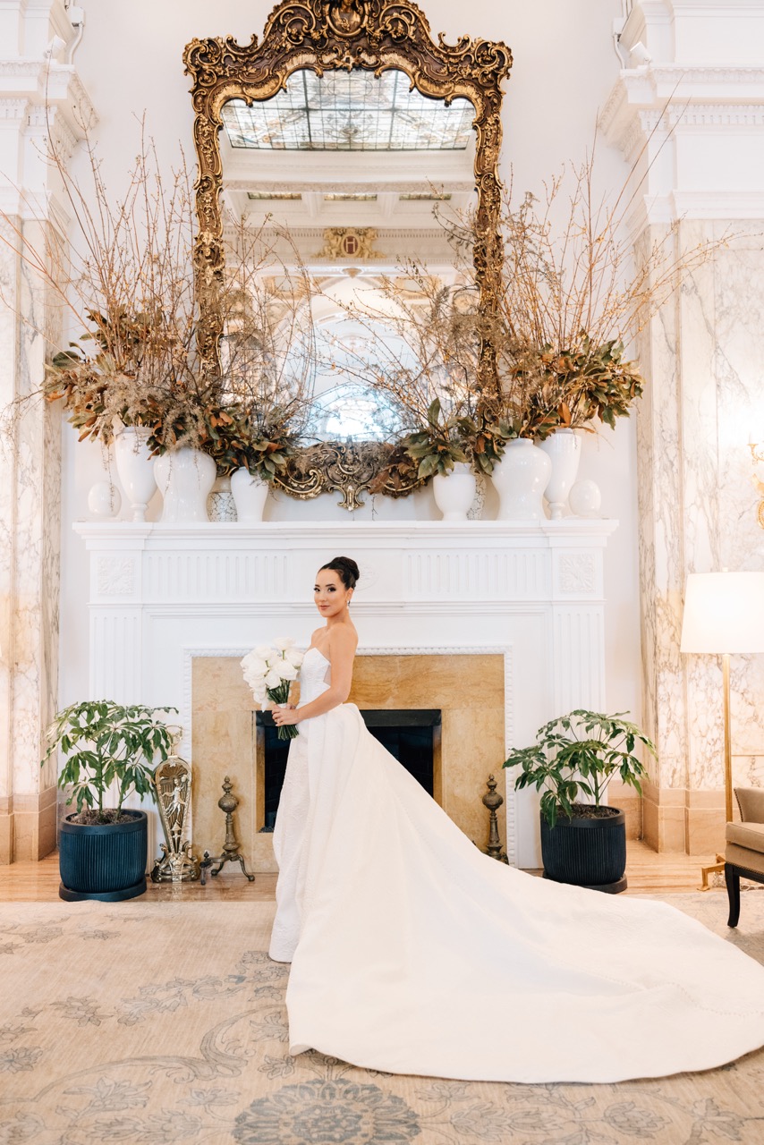 Real Poppy wedding — Cynthia + Jacob at The Hermitage Hotel