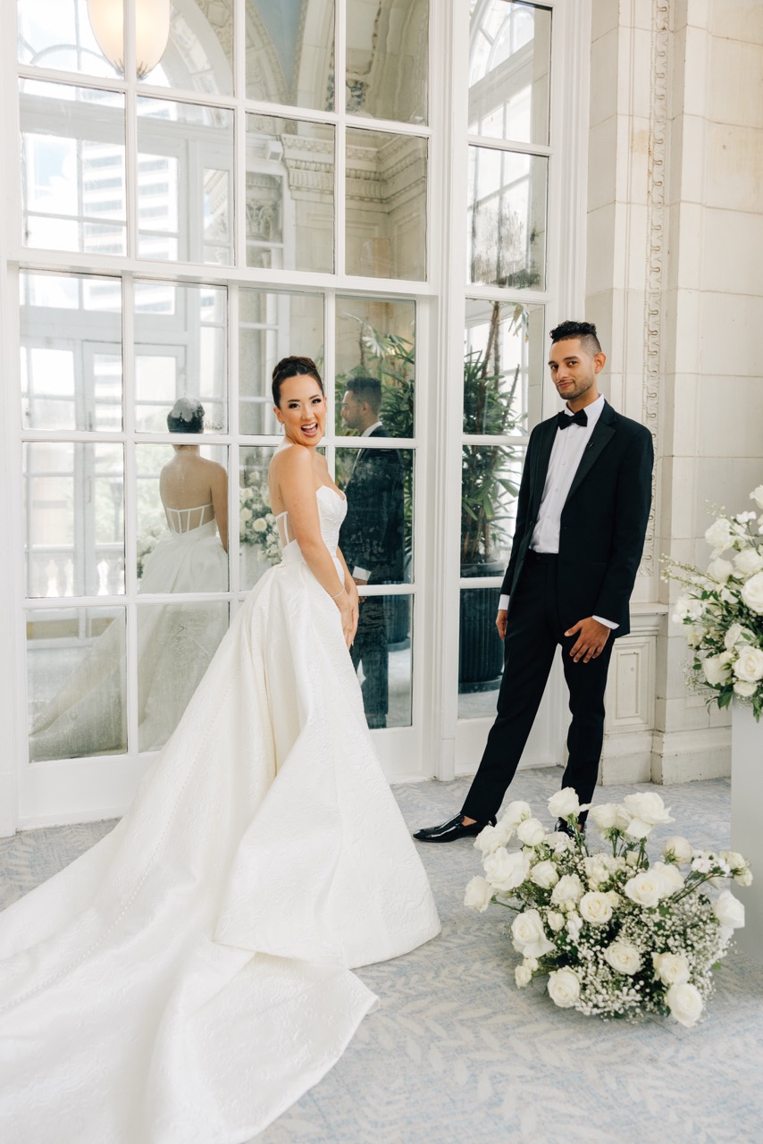Real Poppy wedding — Cynthia + Jacob at The Hermitage Hotel