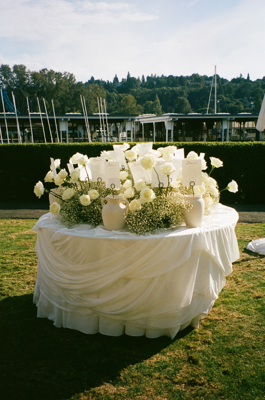 Real Poppy wedding — Alexis + Chase at Seattle Yacht Club