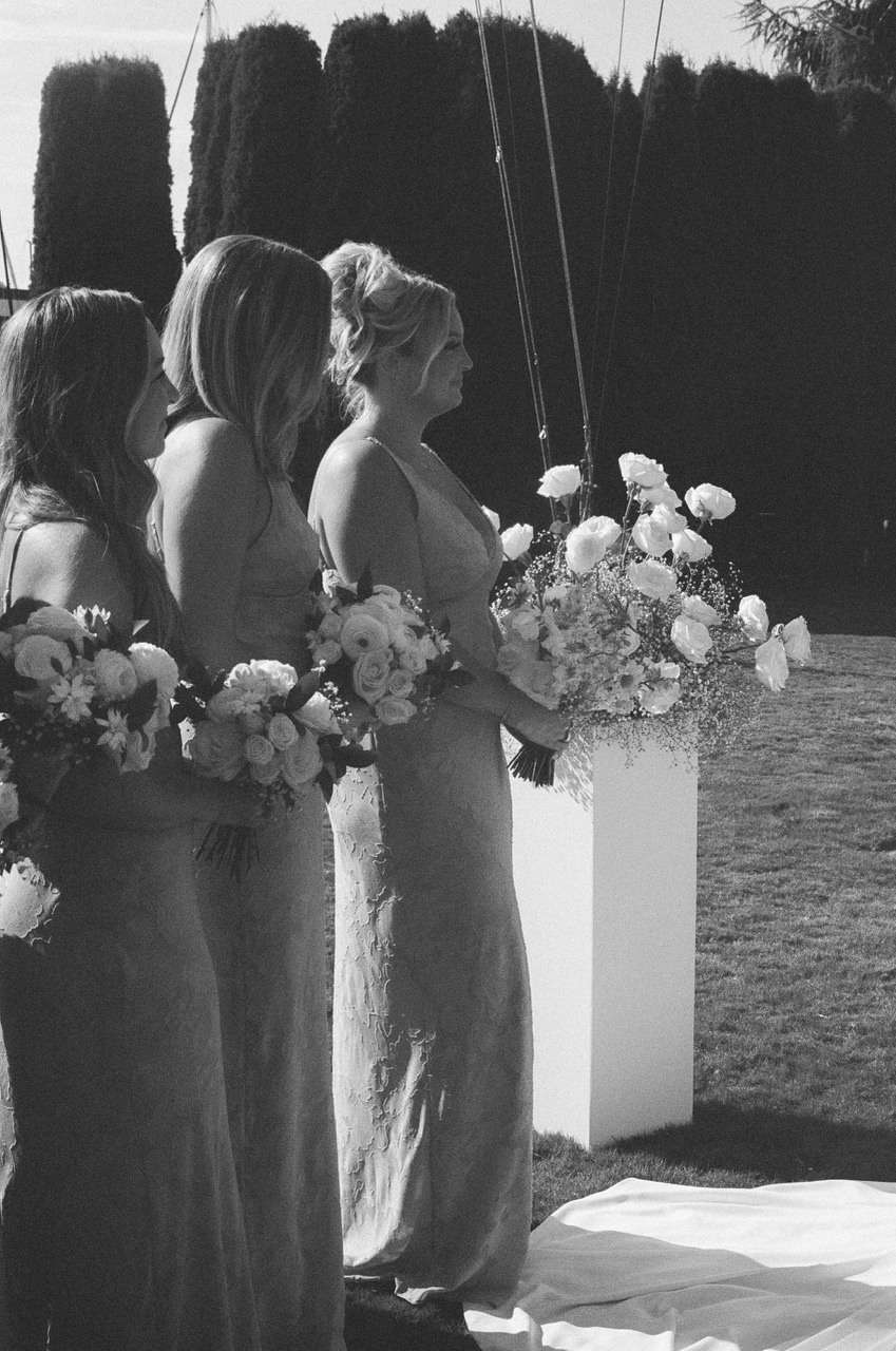 Real Poppy wedding — Alexis + Chase at Seattle Yacht Club