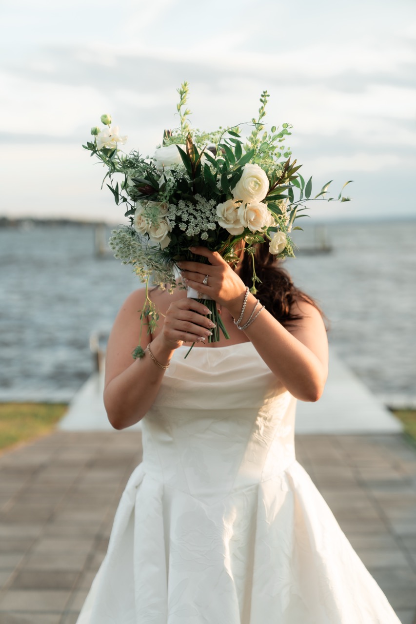 Real Poppy wedding — Miranda + Andrew at The Bayfront Club