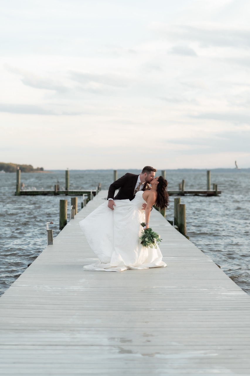 Real Poppy wedding — Miranda + Andrew at The Bayfront Club