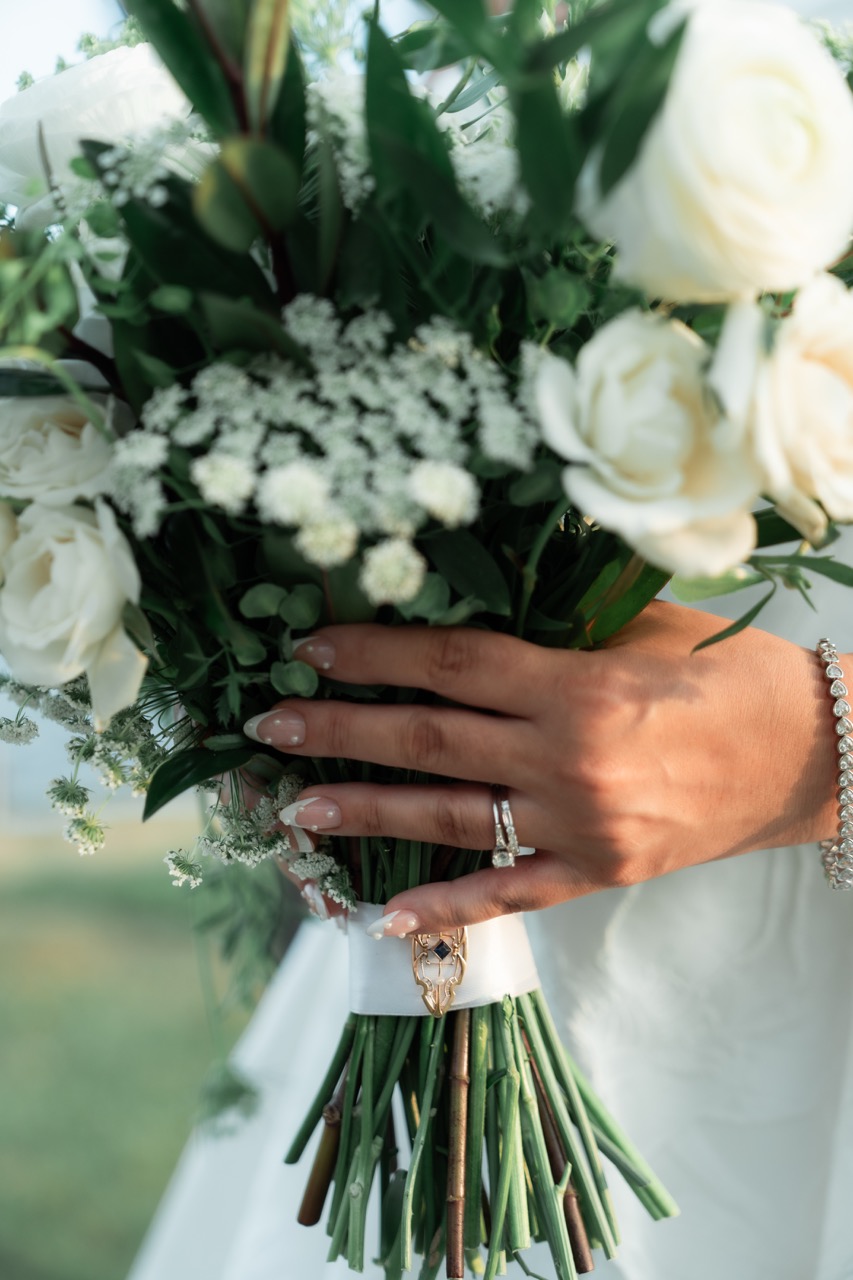 Real Poppy wedding — Miranda + Andrew at The Bayfront Club