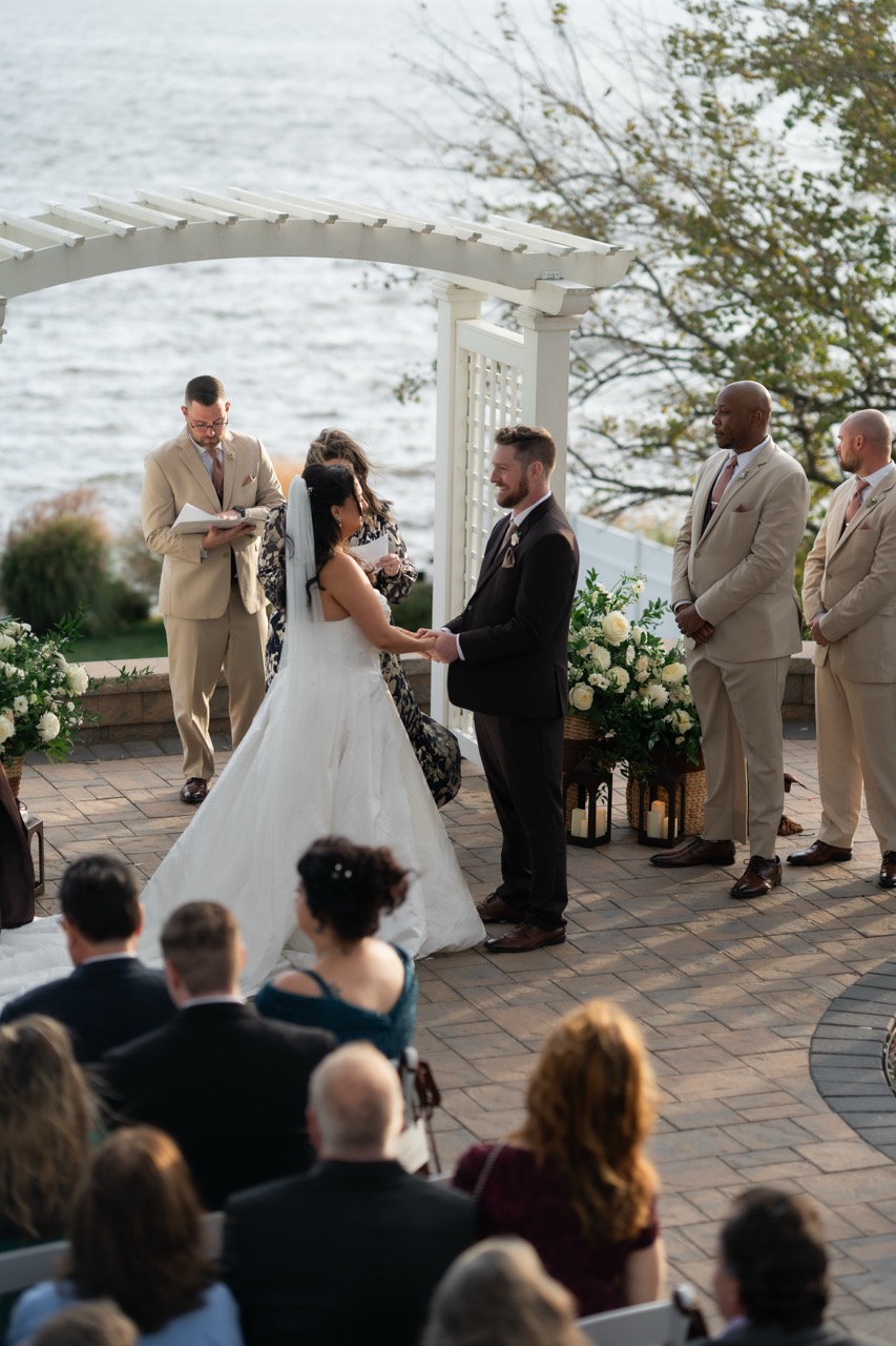 Real Poppy wedding — Miranda + Andrew at The Bayfront Club