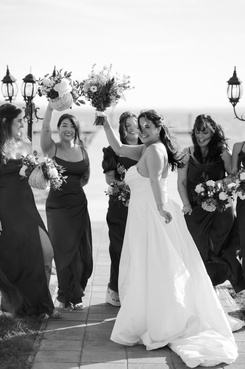 Real Poppy wedding — Miranda + Andrew at The Bayfront Club