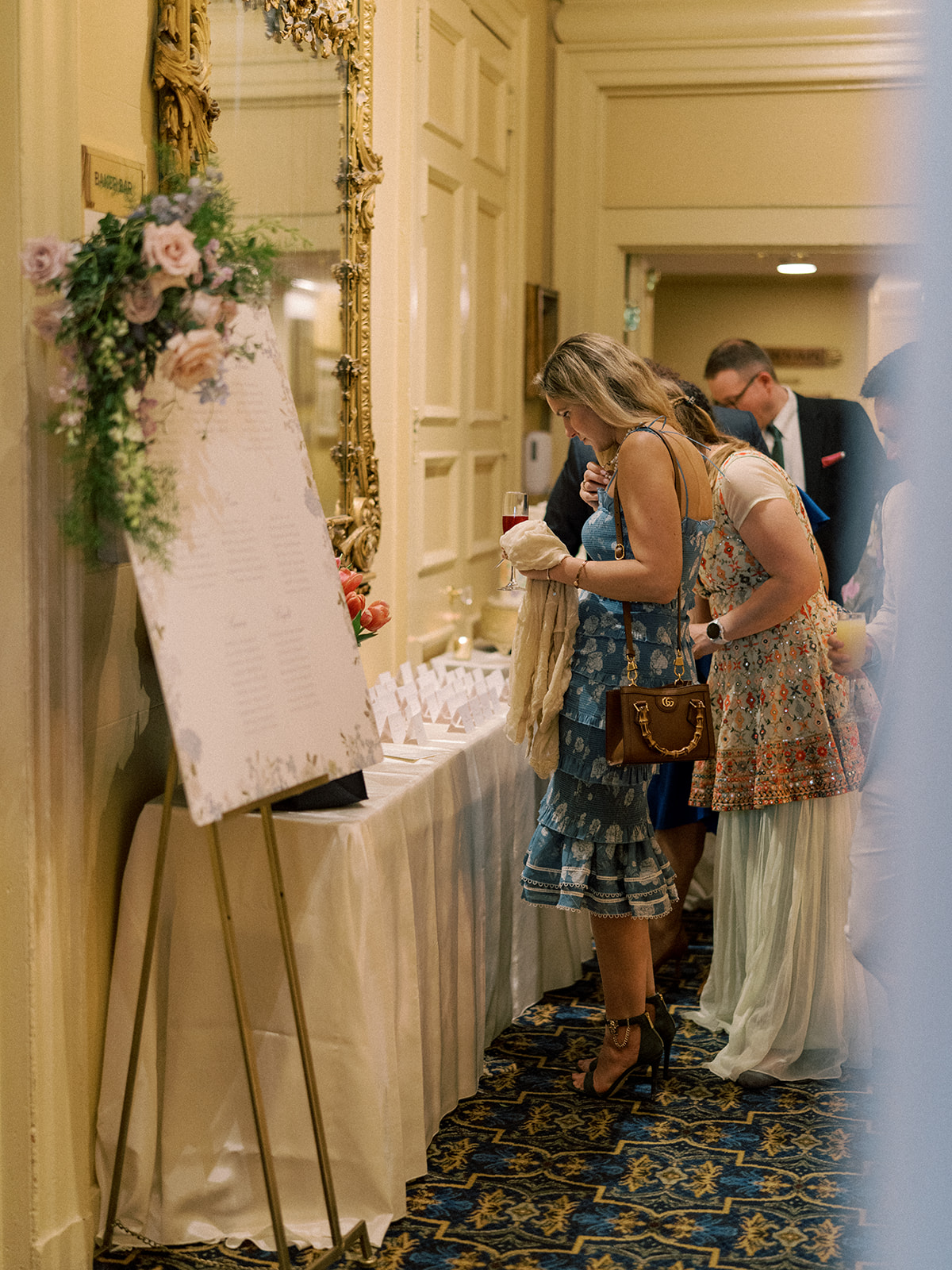 Real Poppy wedding — Ellie + Övünç at Hampshire House