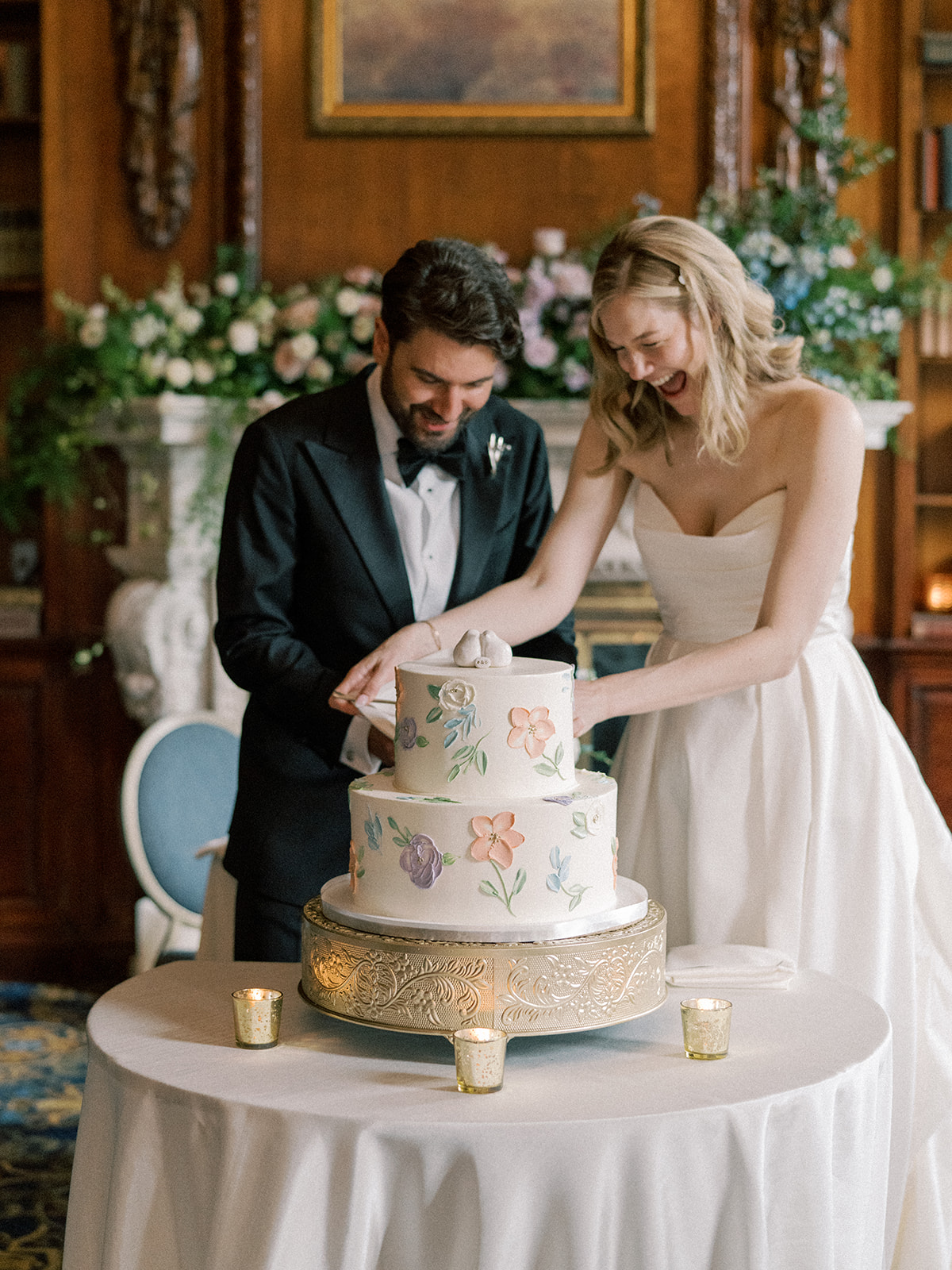 Real Poppy wedding — Ellie + Övünç at Hampshire House
