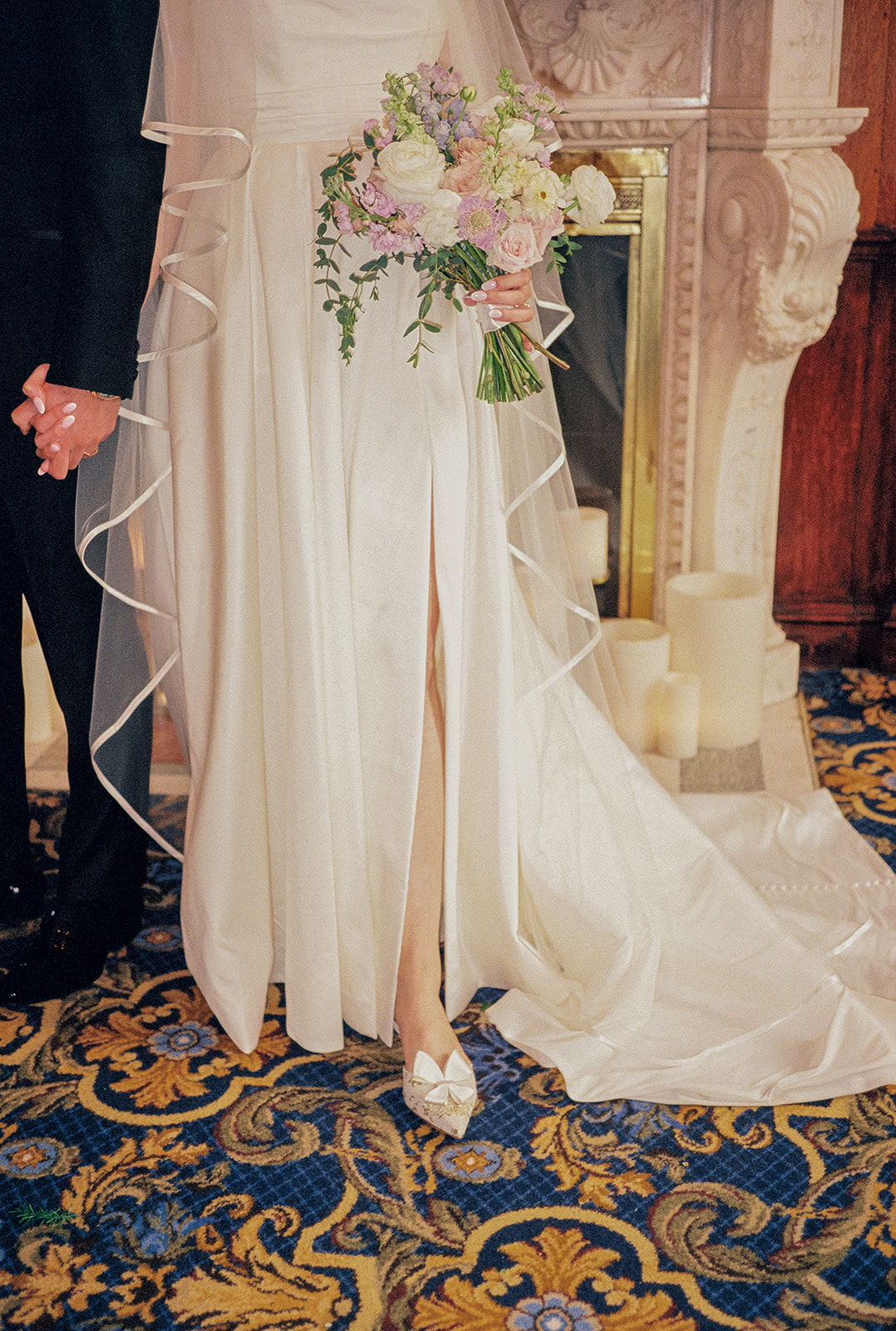 Real Poppy wedding — Ellie + Övünç at Hampshire House