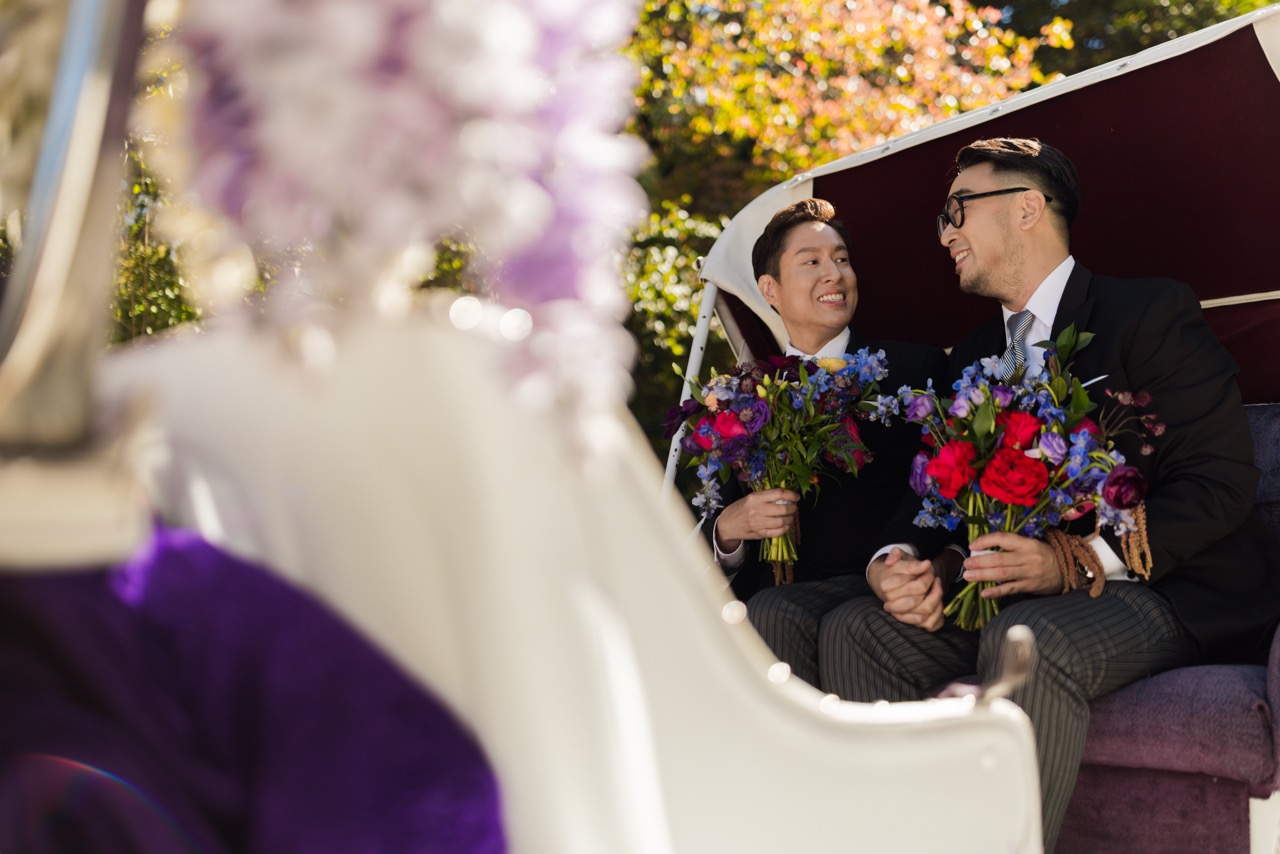 Real Poppy wedding — John + Jeremy at The Rainbow Room at Rockefeller Center