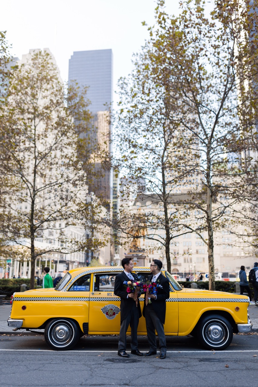 Real Poppy wedding — John + Jeremy at The Rainbow Room at Rockefeller Center