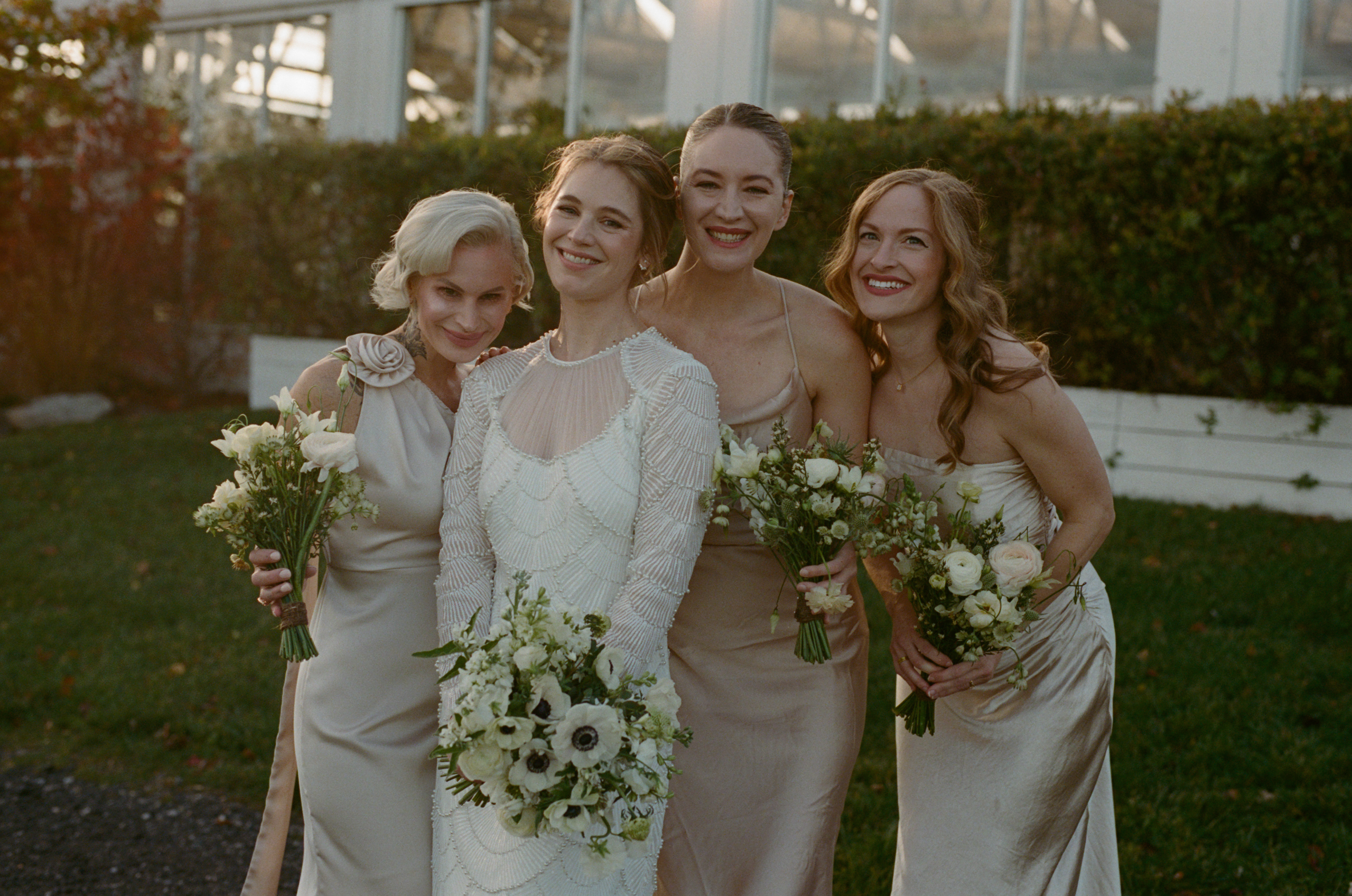 Real Poppy wedding — Lily + Will at The Greenhouses at Audrey's Farmhouse