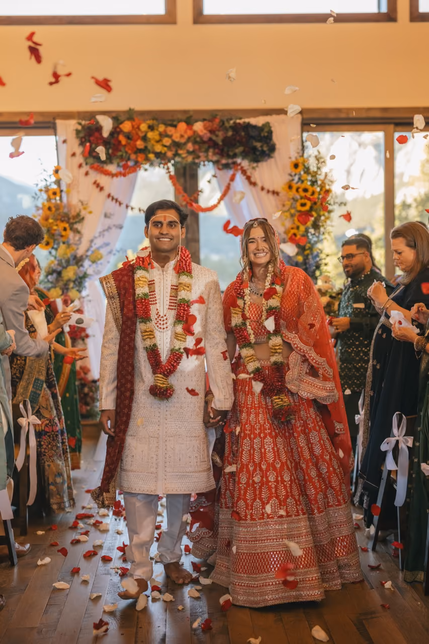 A Colorful “Alien Invasion”: Riley + Vikram’s Colorado Winter Wedding