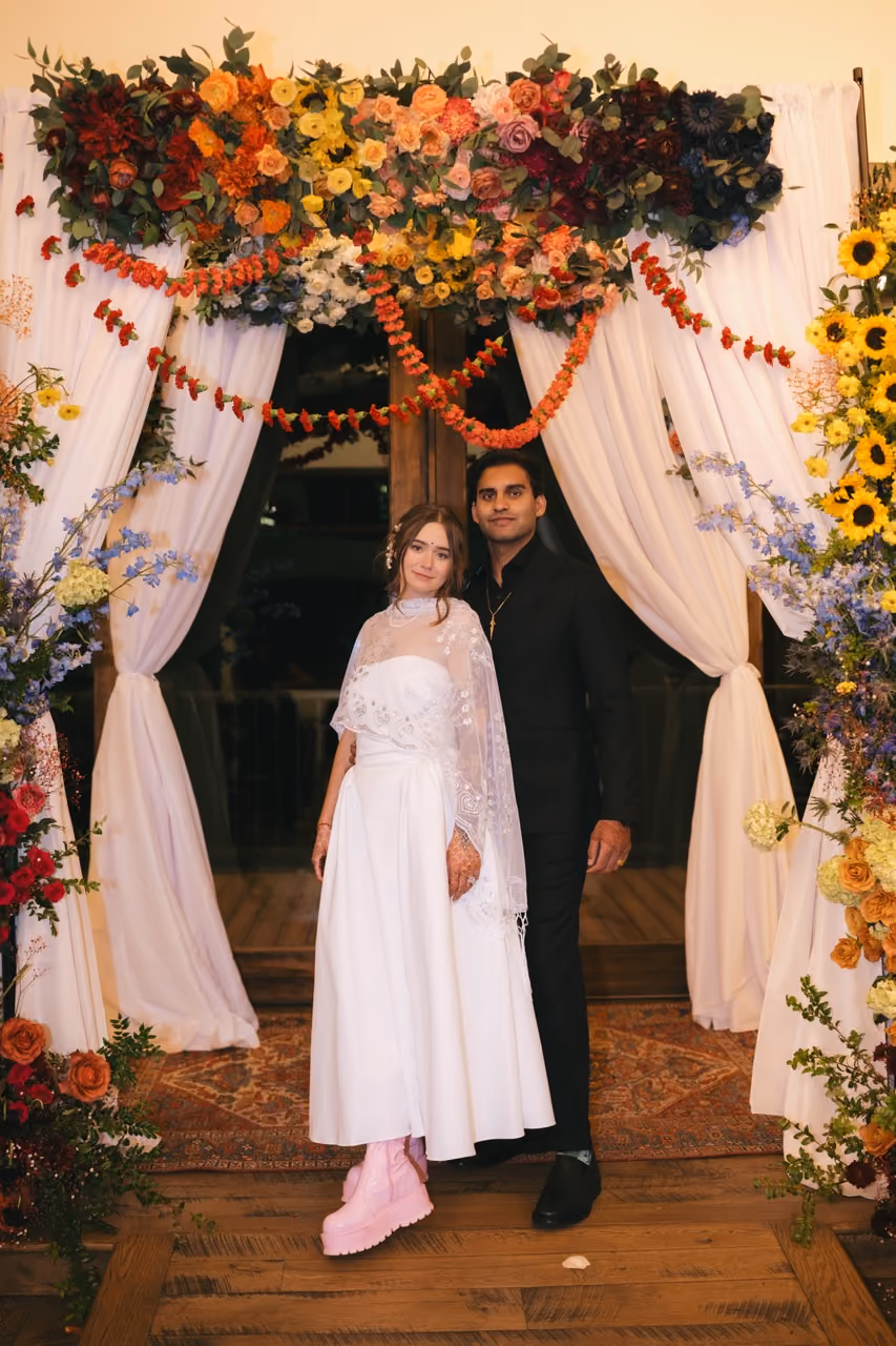 Real Poppy wedding — Riley + Vikram at Black Canyon Inn