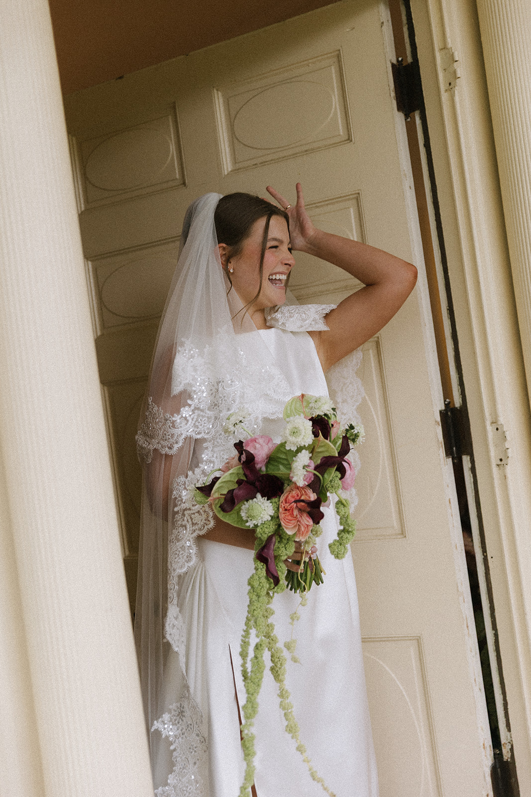 Real Poppy wedding — Caroline + Xander at Rust Manor House