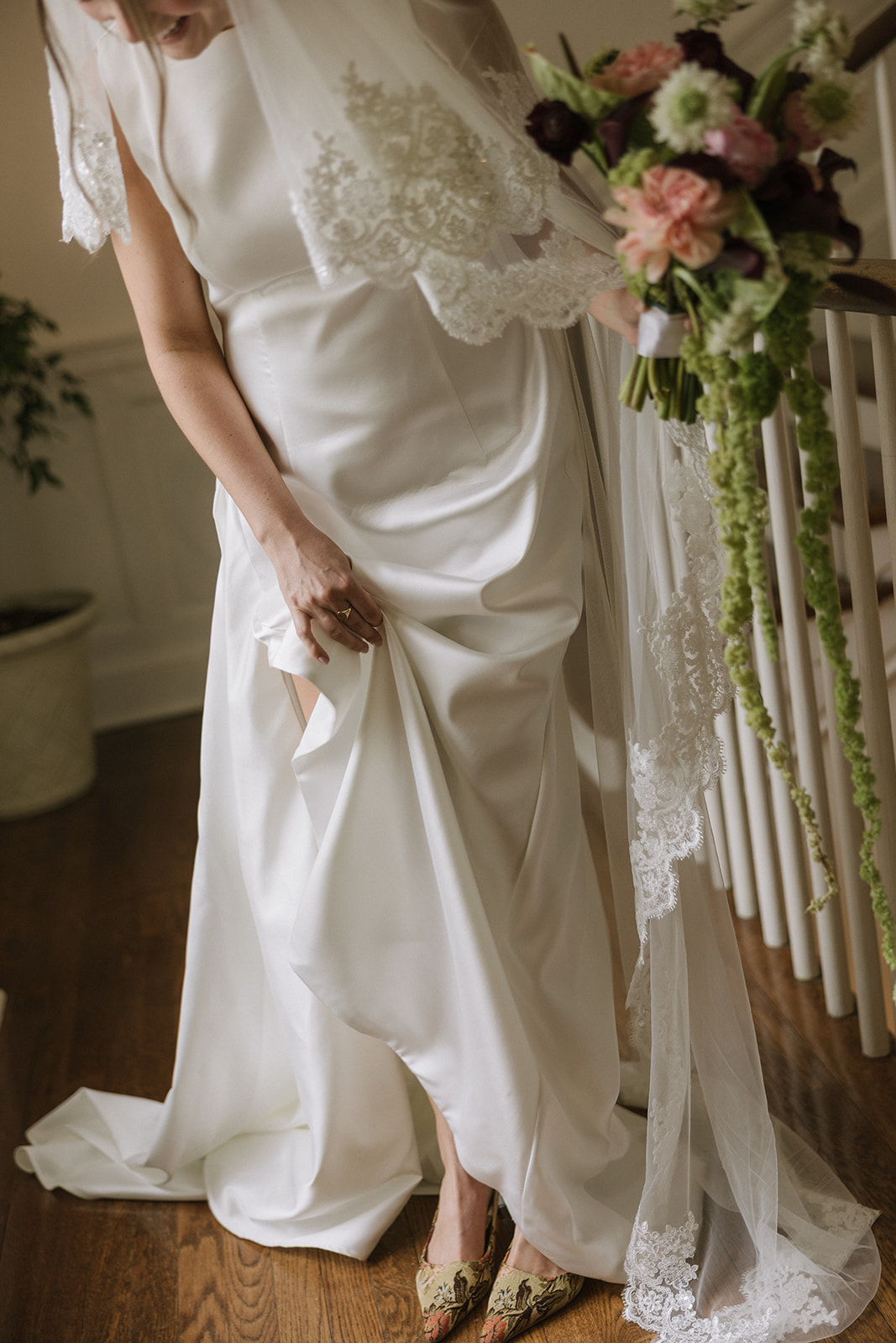 Real Poppy wedding — Caroline + Xander at Rust Manor House