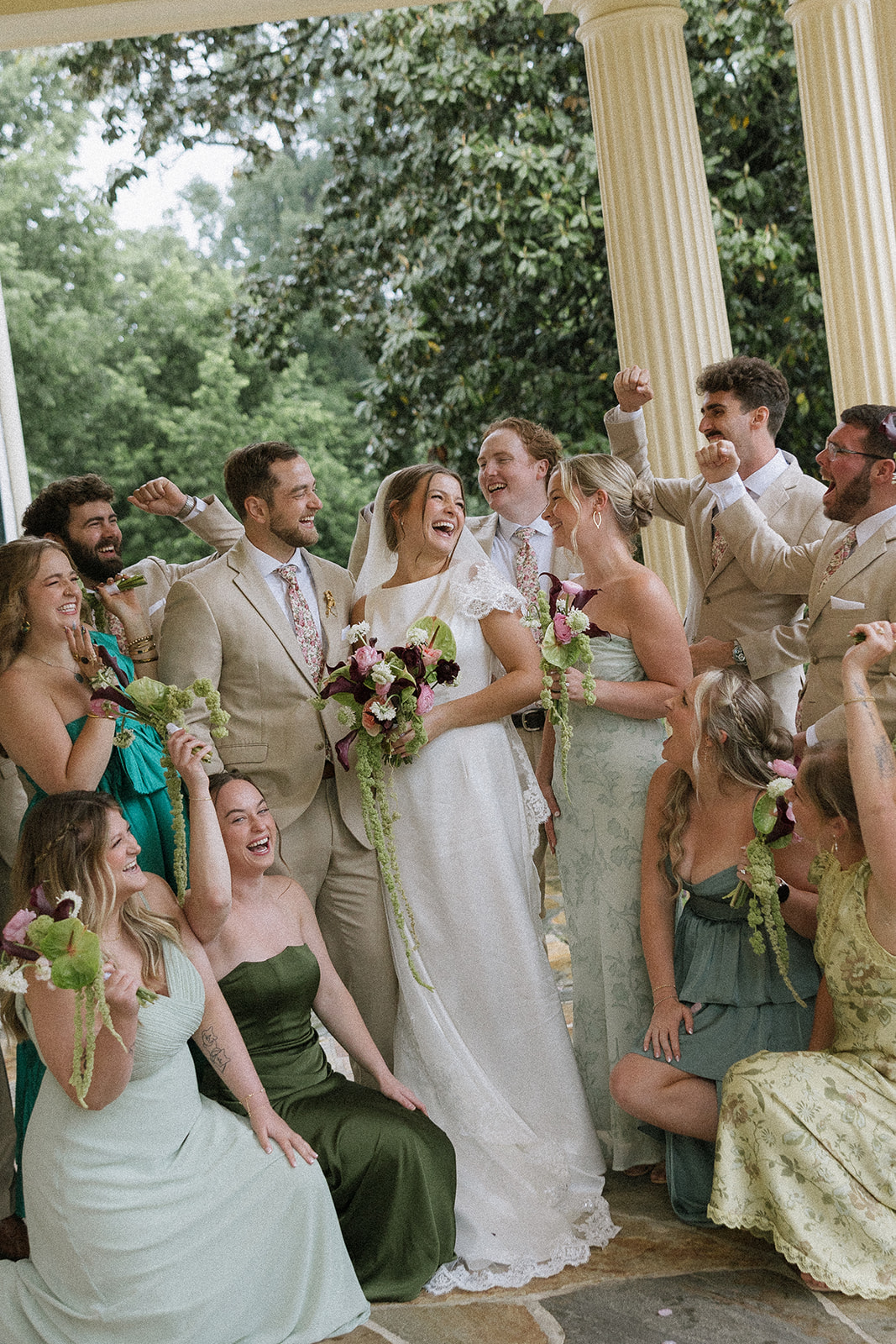 Real Poppy wedding — Caroline + Xander at Rust Manor House