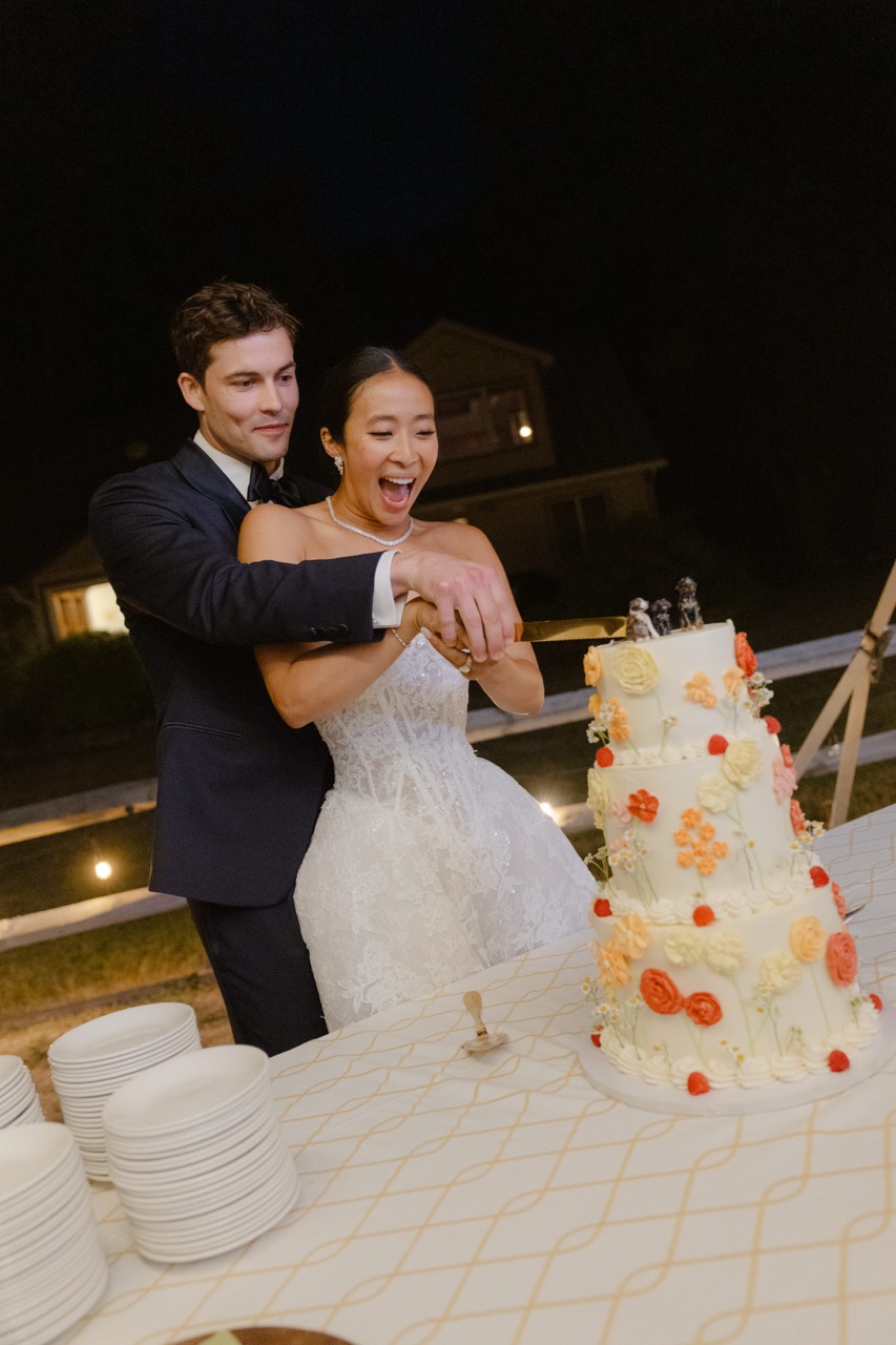 Real Poppy wedding — Nadya + Henry at La Luna Farm