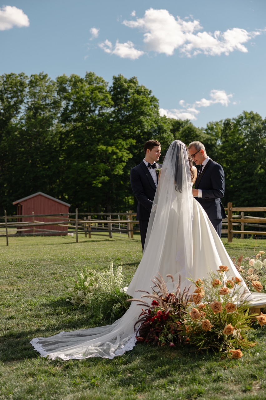 Real Poppy wedding — Nadya + Henry at La Luna Farm