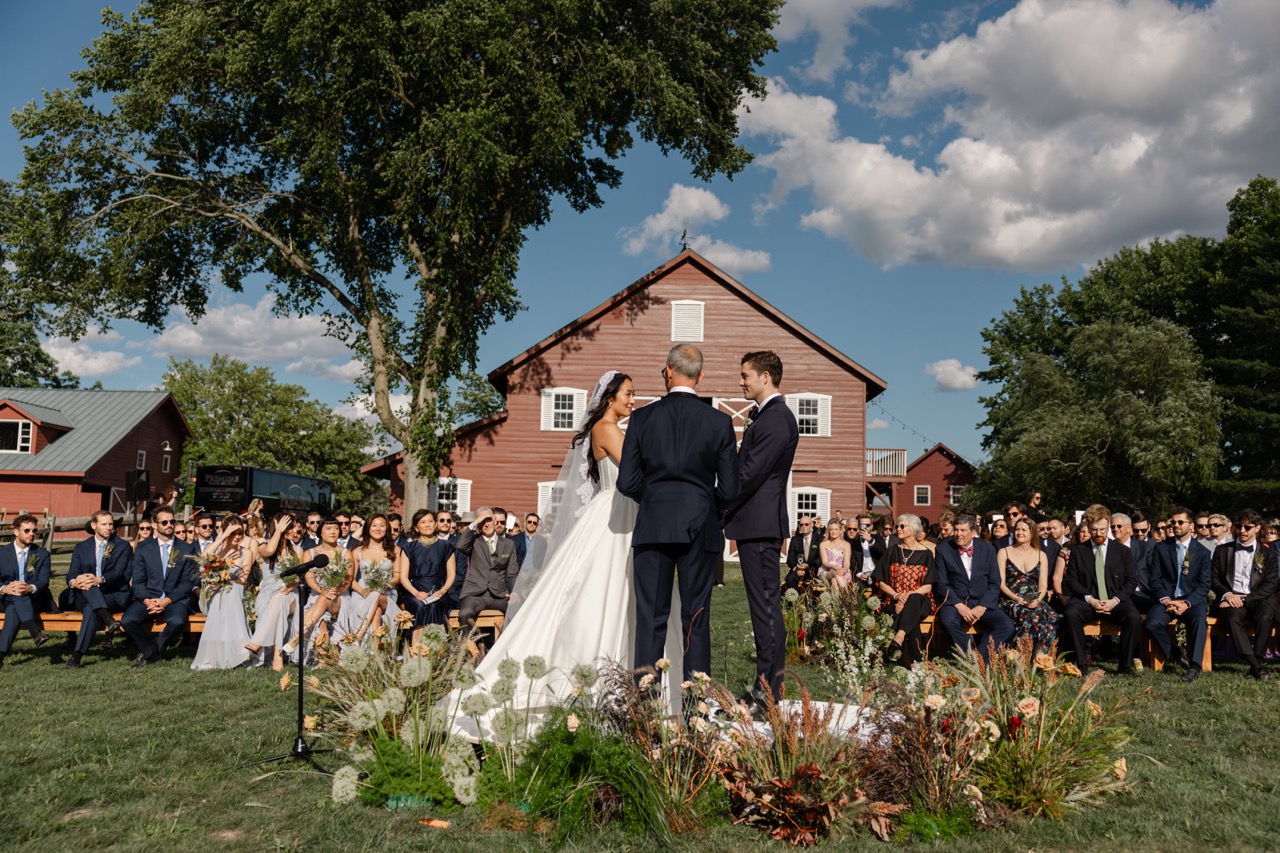 Real Poppy wedding — Nadya + Henry at La Luna Farm