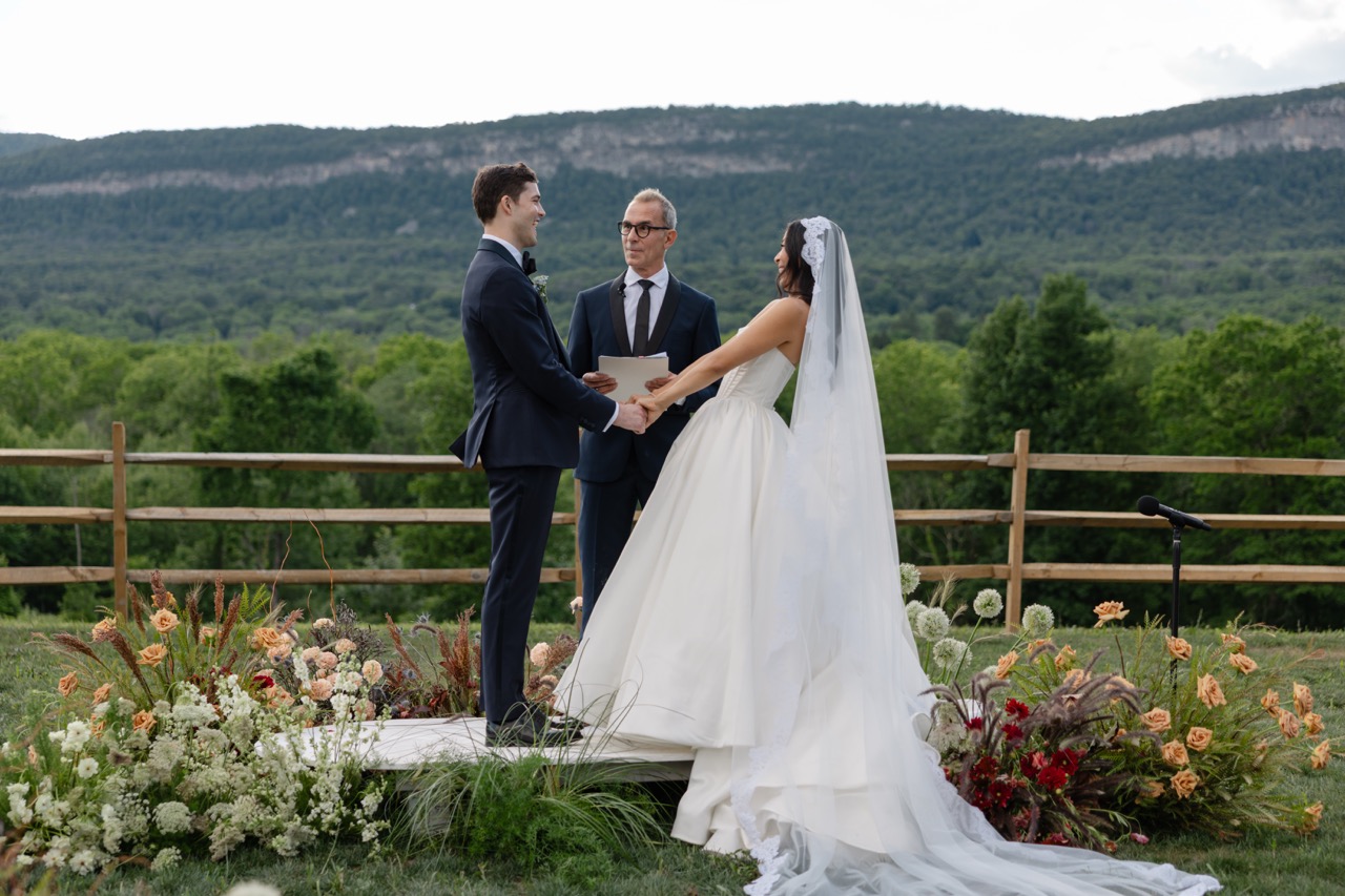 Real Poppy wedding — Nadya + Henry at La Luna Farm