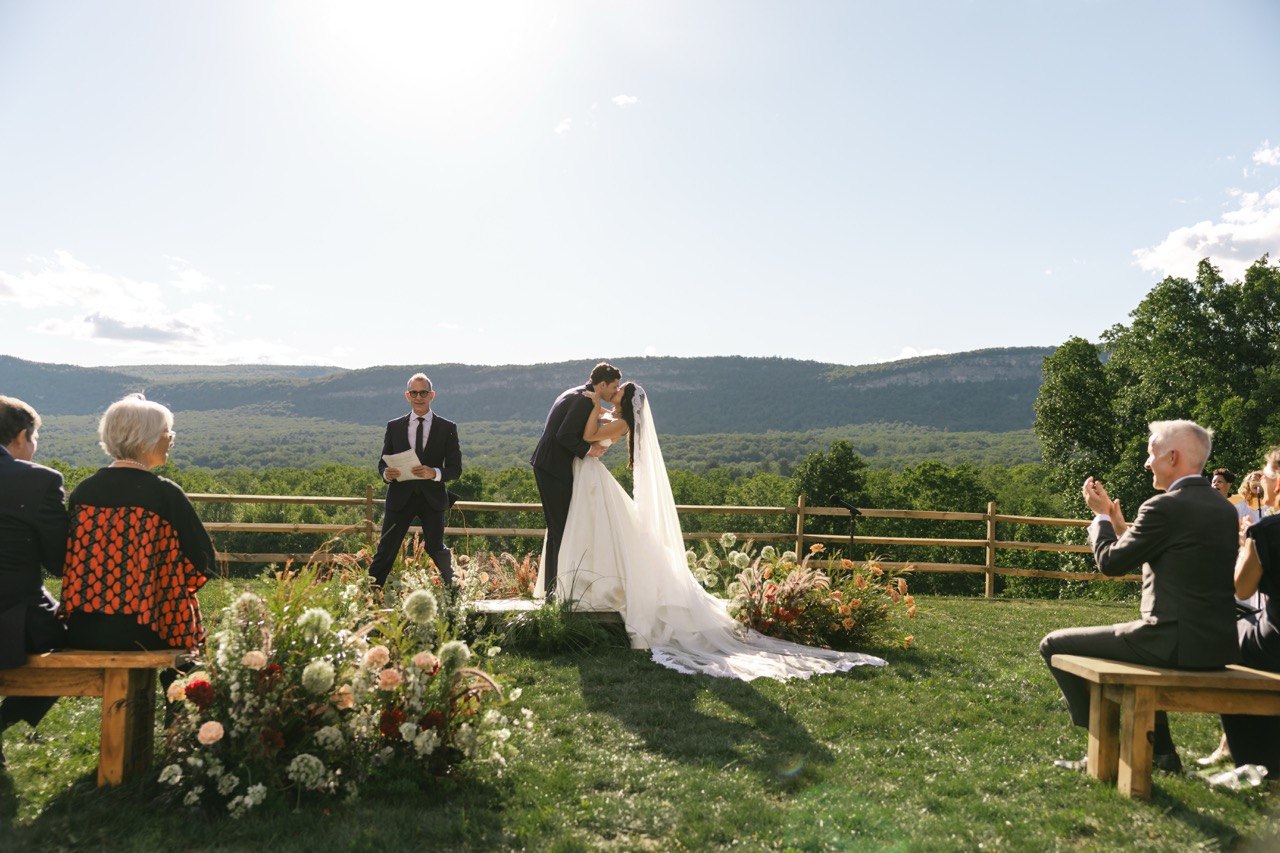 Real Poppy wedding — Nadya + Henry at La Luna Farm