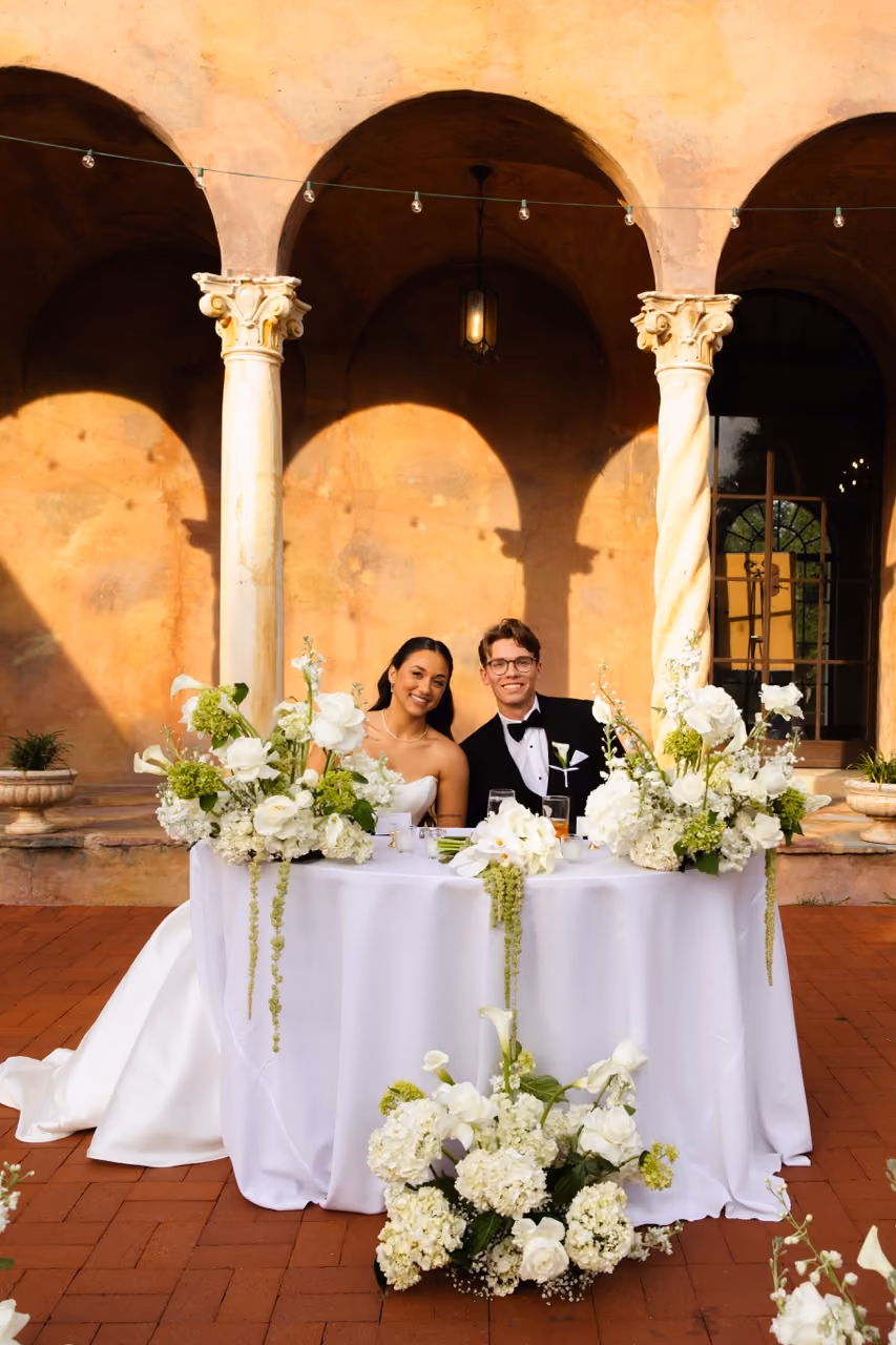 Real Poppy wedding — Isabella + Carter at The Howey Mansion