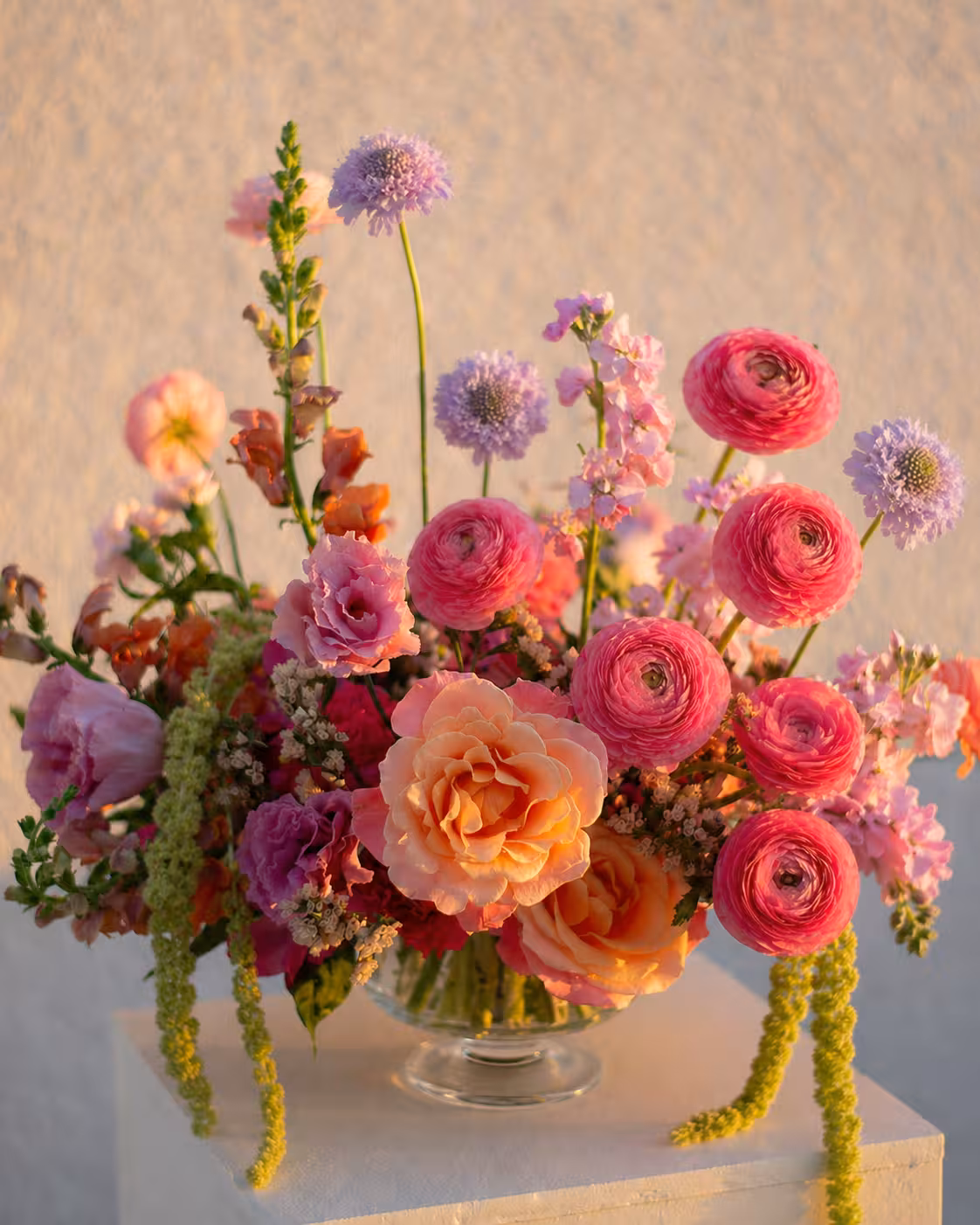 Golden Hour Glow - Compote Centerpiece