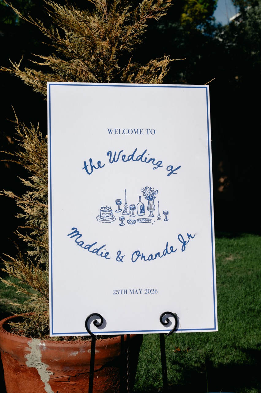 Real Poppy wedding — Maddie + Orande at Villa Parker