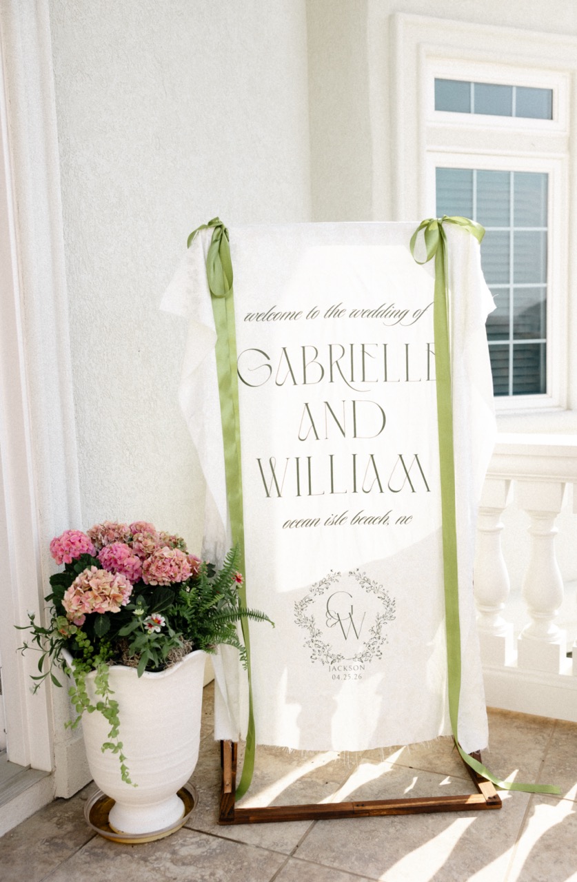 Real Poppy wedding — Gabby + Will at Ocean Isle Beach, NC
