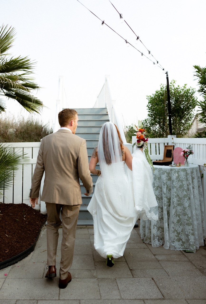 Real Poppy wedding — Gabby + Will at Ocean Isle Beach, NC