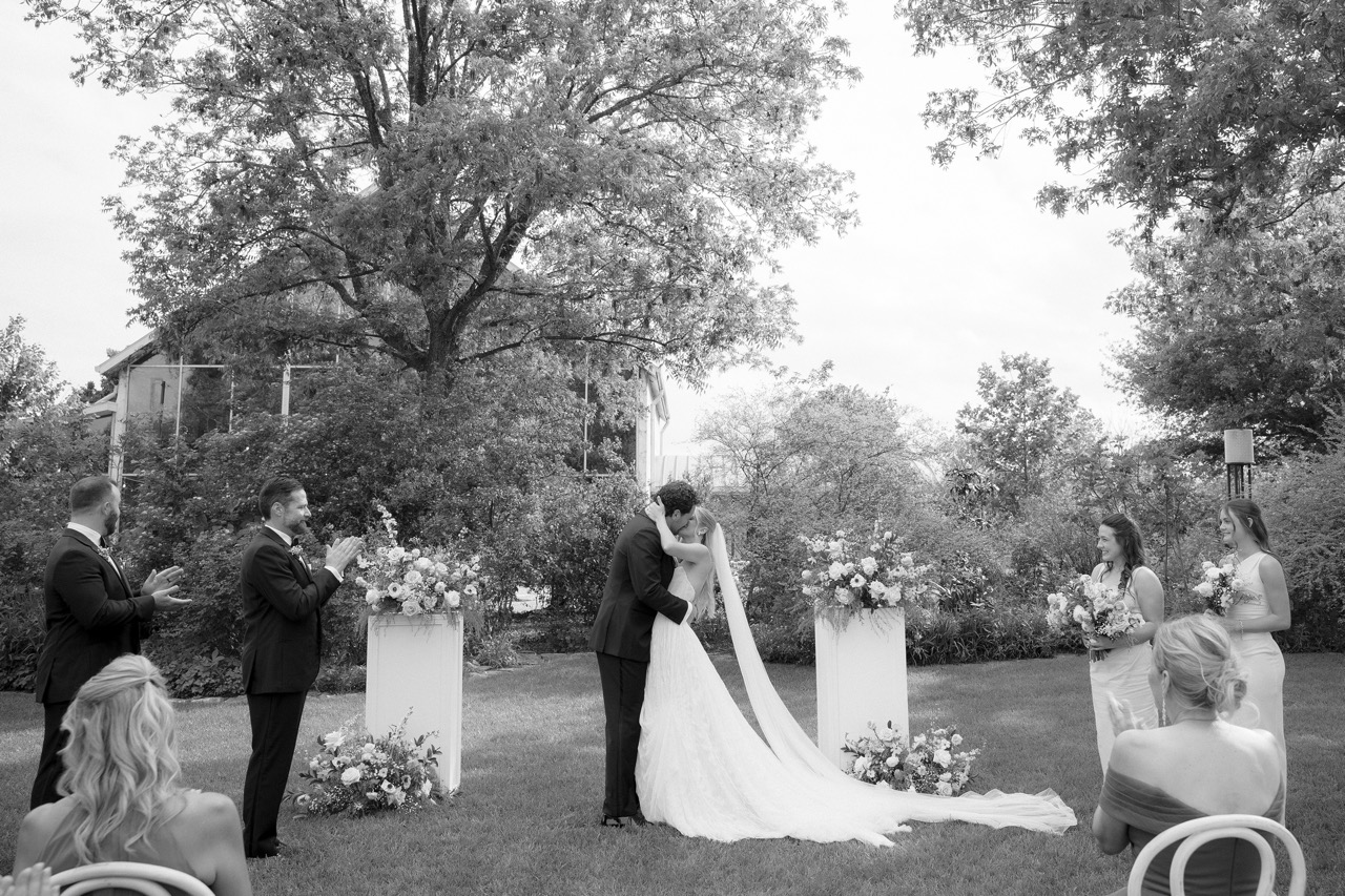Real Poppy wedding — Kendal + Bryan at Barr Mansion