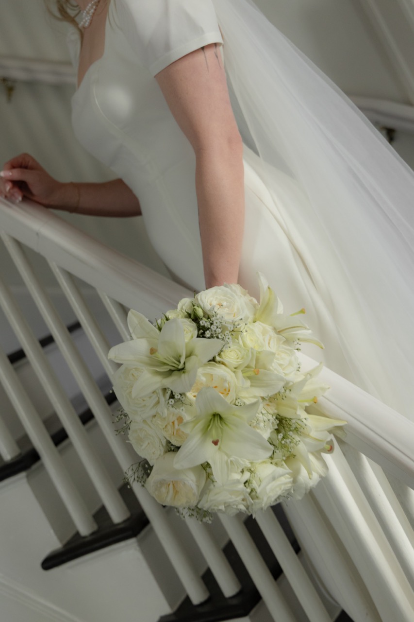 Real Poppy wedding — Drew + Ashen at The Woodbine Mansion