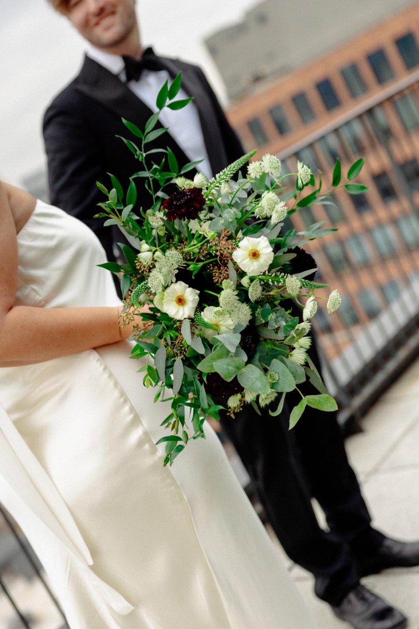 Real Poppy wedding — Allison + Jake at Wythe Hotel