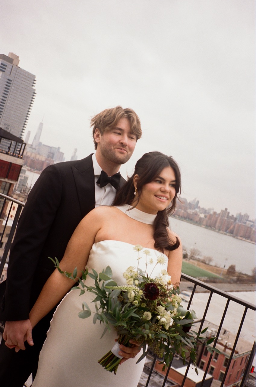 Real Poppy wedding — Allison + Jake at Wythe Hotel