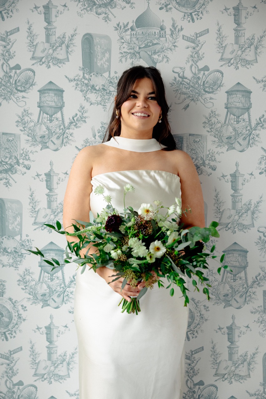Real Poppy wedding — Allison + Jake at Wythe Hotel